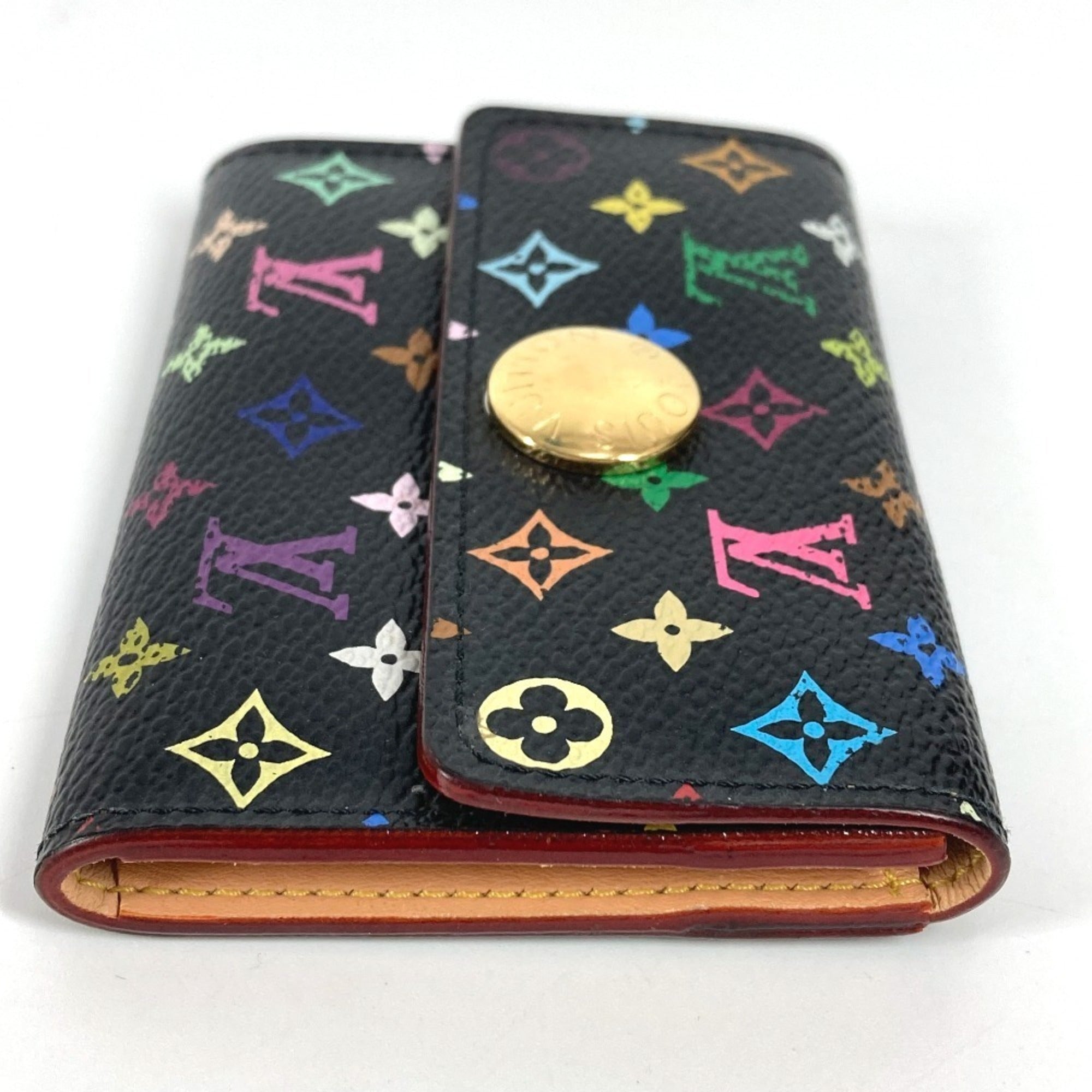 Louis Vuitton Black Noir Monogram Multicolore Coin Purse/Coin Case (Pre-Owned)