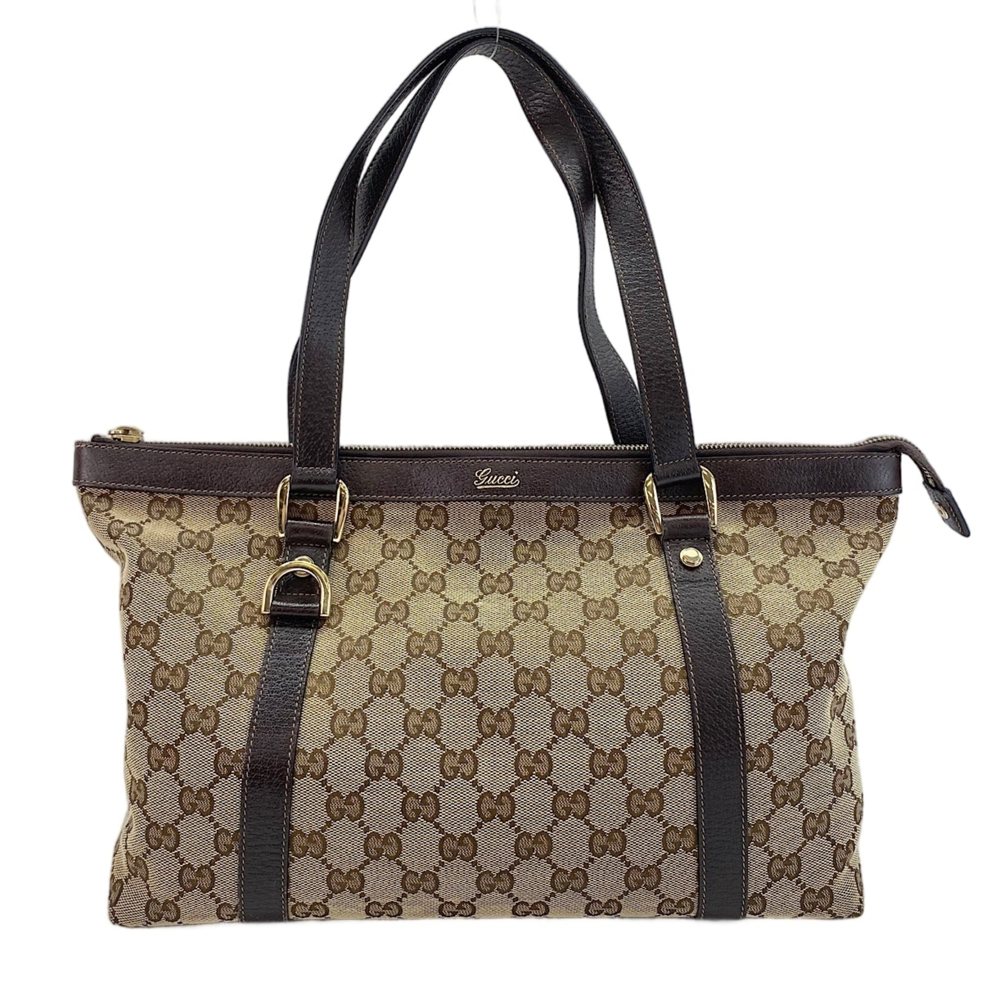 Gucci Abbey Beige Handbag (Pre-Owned)