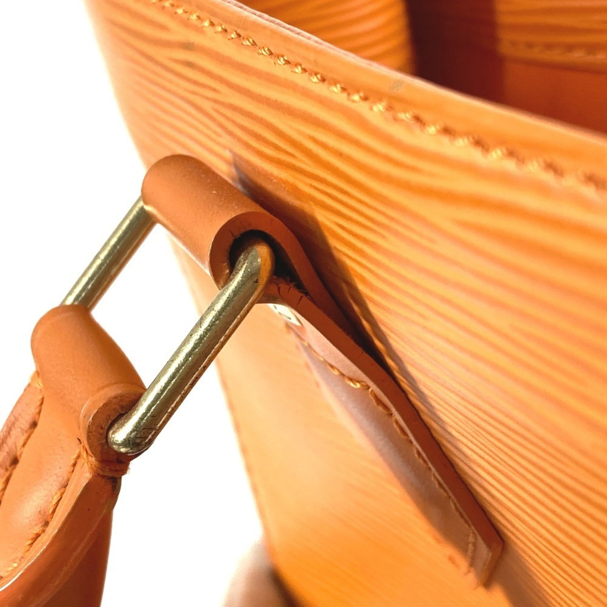 Louis Vuitton Galle Orange Epi Leather Handbag Tote Bag (Pre-Owned)