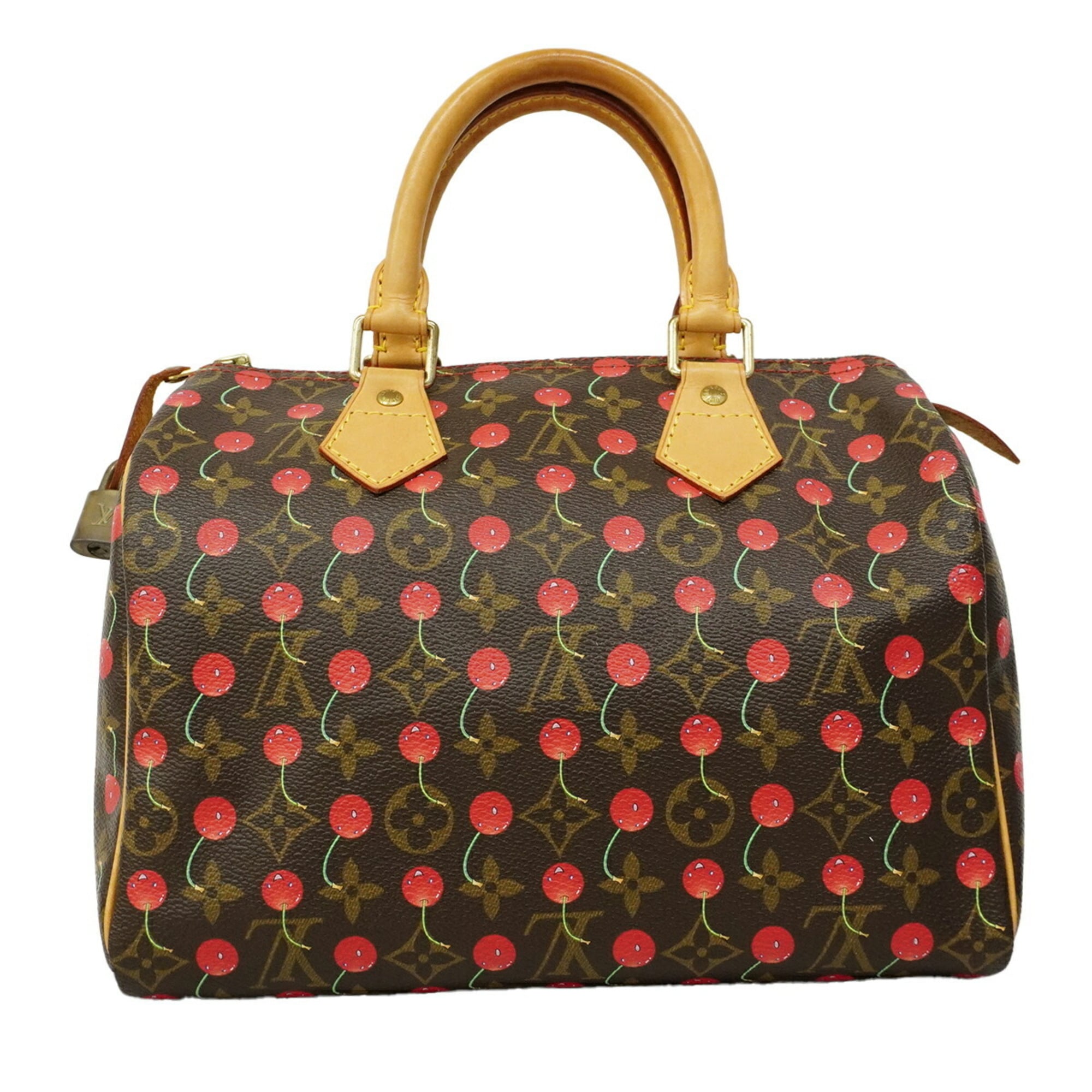 Louis Vuitton Brown Red Color Handbag (Pre-Owned)