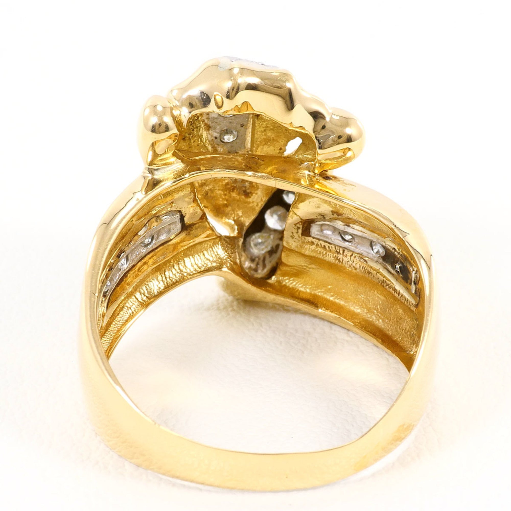 Unbranded Platinum Yellow Gold Yellow Gold (18K) Platinum 900 Band Ring (Pre-Owned)