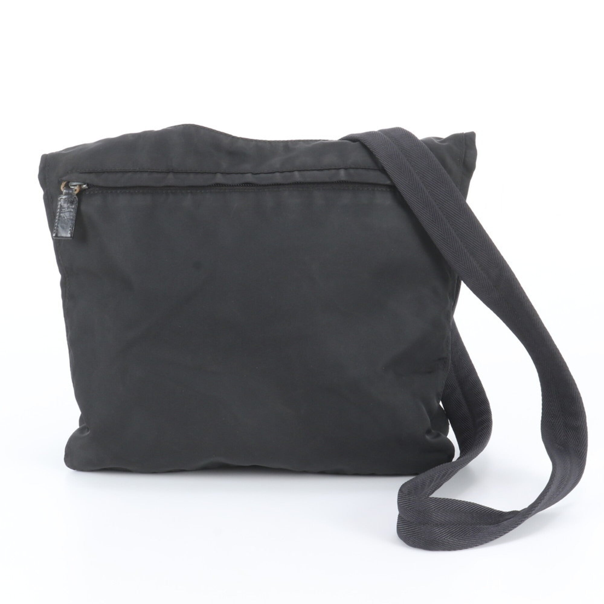 Prada Black Messenger Bag Shoulder Bag (Pre-Owned)