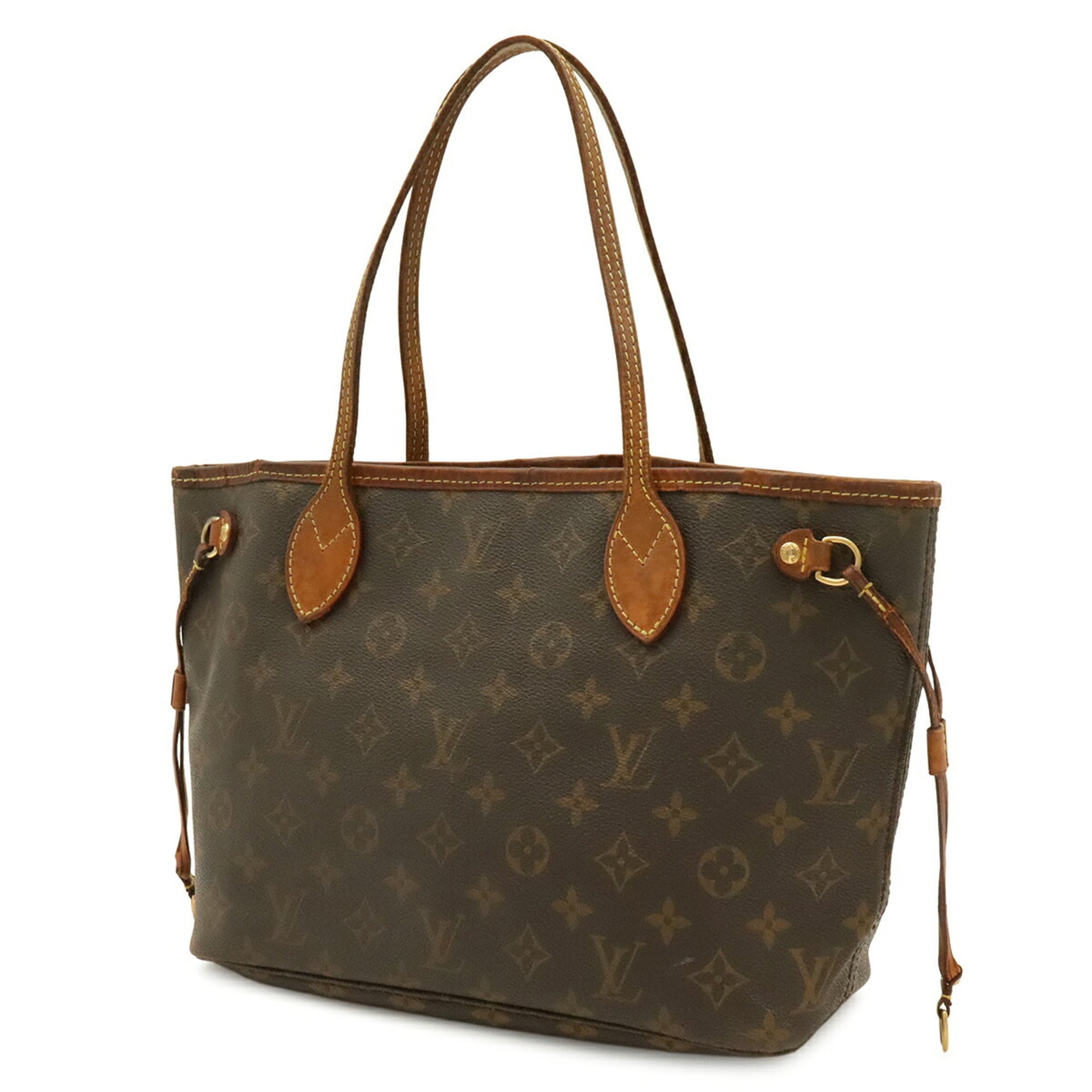 Louis Vuitton Brown Monogram White Monogram Shoulder Bag Tote Bag (Pre-Owned)