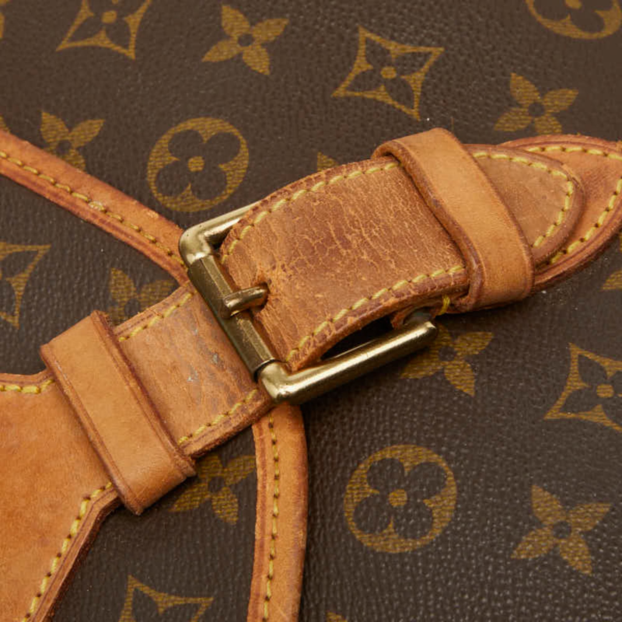 Louis Vuitton Black Brown Monogram Pvc Leather Handbag Shoulder Bag (Pre-Owned)