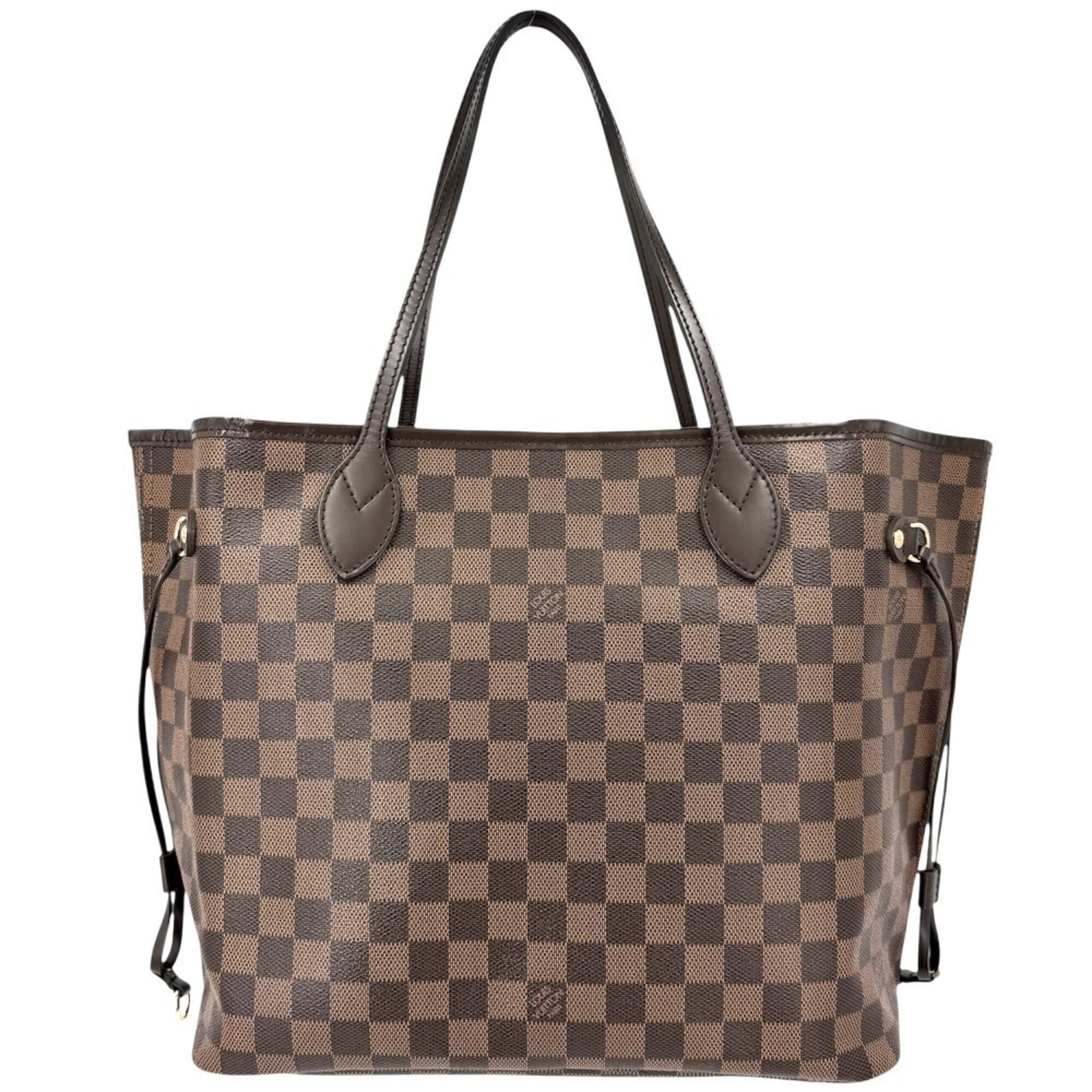 Louis Vuitton Brown Damier Canvas Handbag Pouch Tote Bag (Pre-Owned)