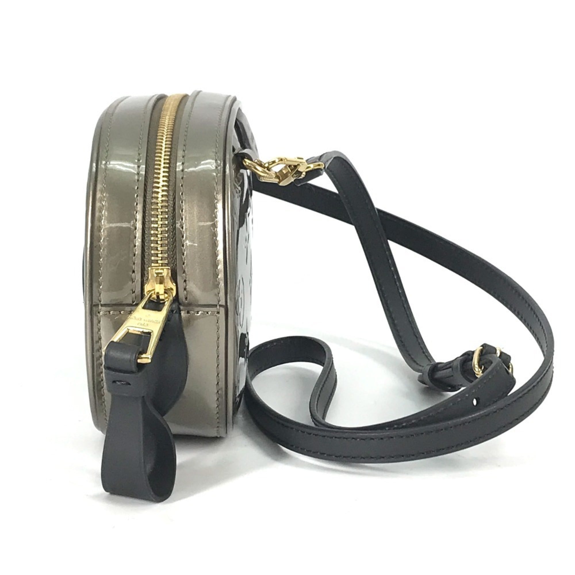 Louis Vuitton Gray Monogram Vernis Shoulder Bag Sling Bag (Pre-Owned)
