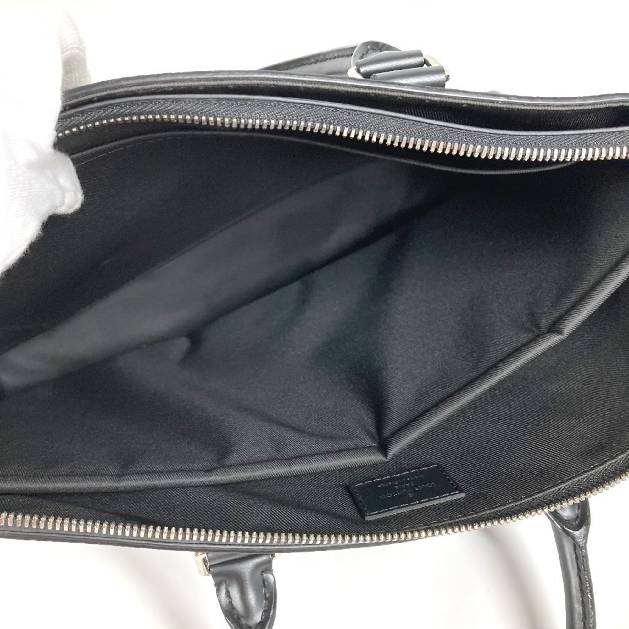 Louis Vuitton Black Damier Graphite Briefcase Handbag Shoulder Bag (Pre-Owned)