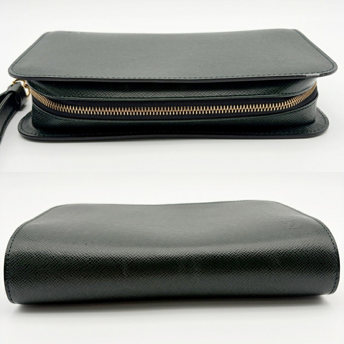 Louis Vuitton Episea Taiga Leather Leather Clutch Bag (Pre-Owned)