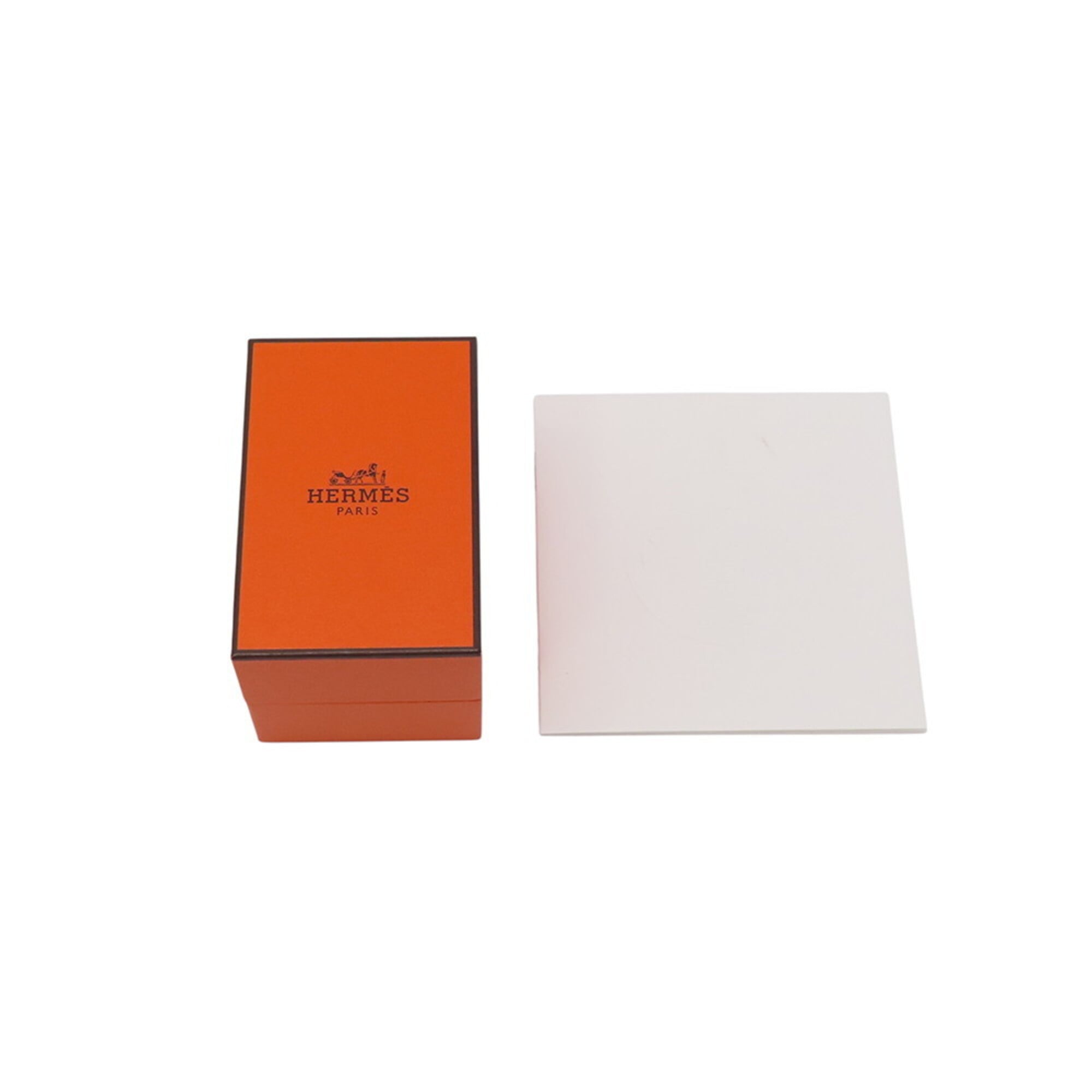 Hermes Silver Silver 925 Band Ring (Pre-Owned)