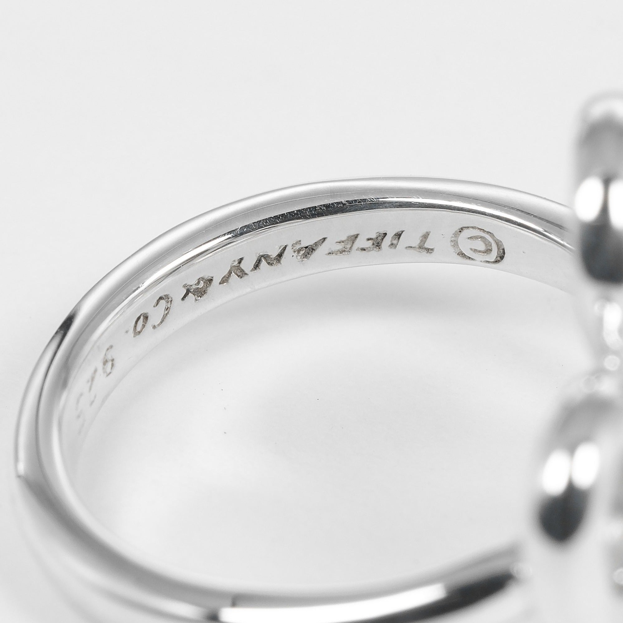 Tiffany Silver Silver 925 Band Ring (Pre-Owned)