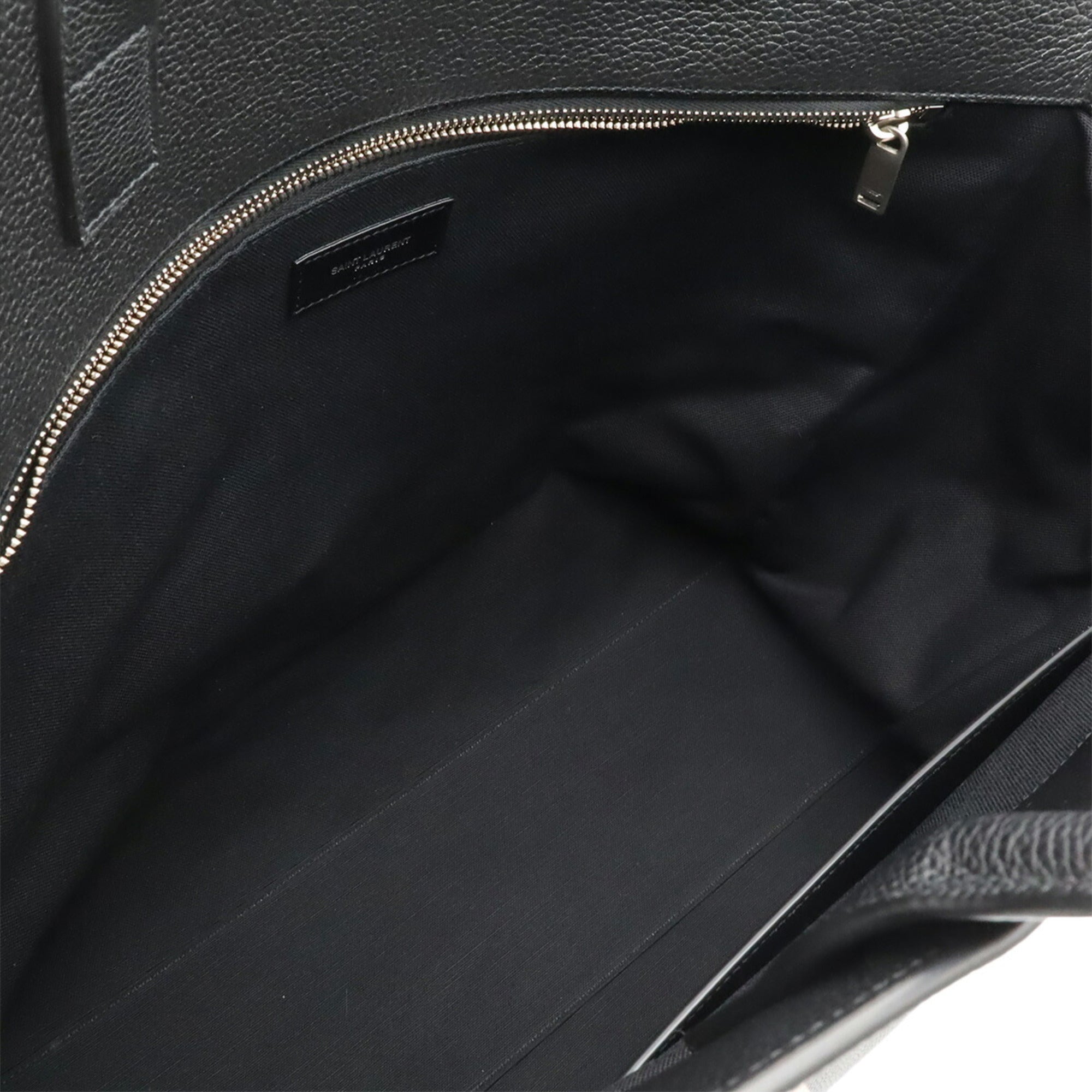 Yves Saint Laurent Black Leather Tote Bag (Pre-Owned)