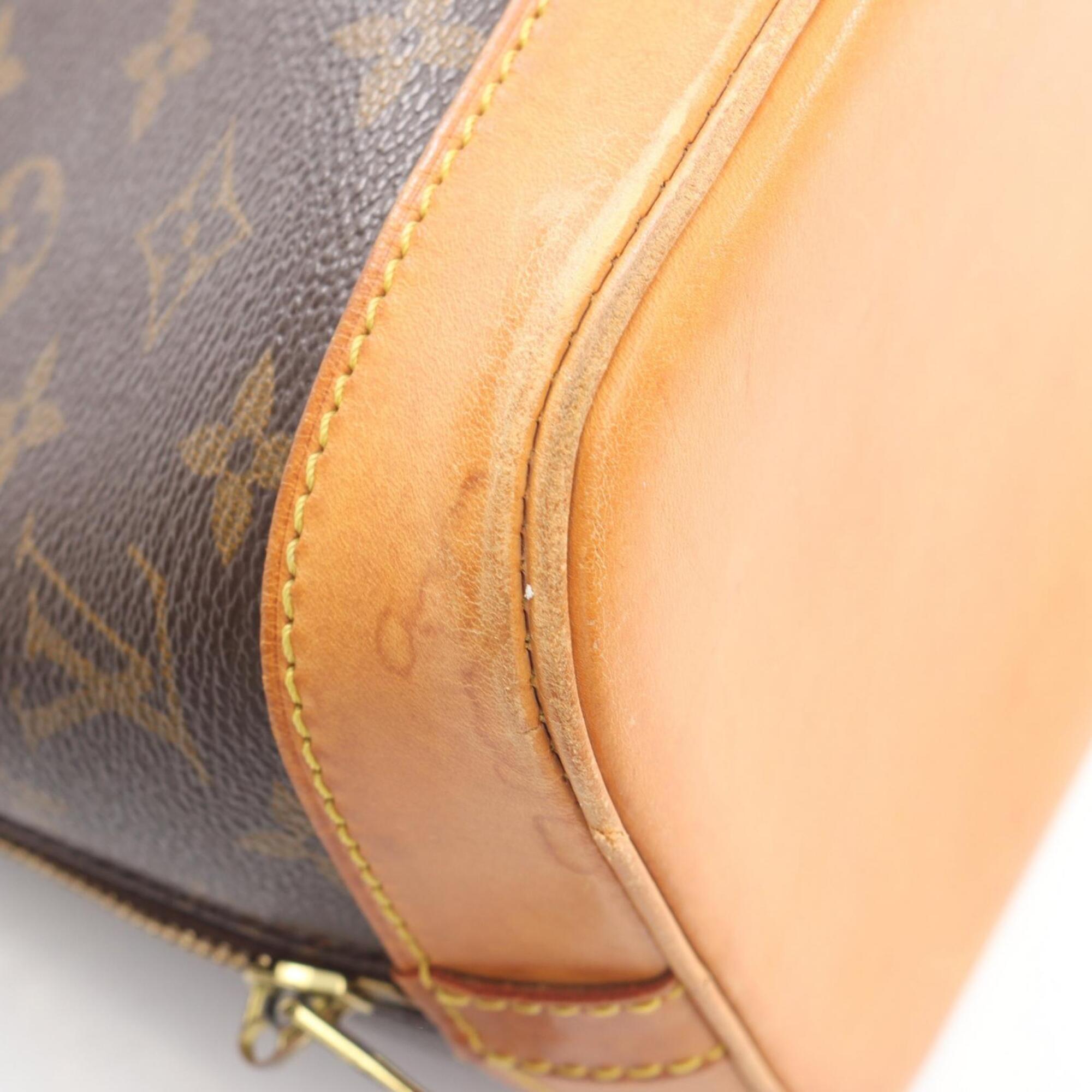 Louis Vuitton Brown Pvc Leather Handbag (Pre-Owned)