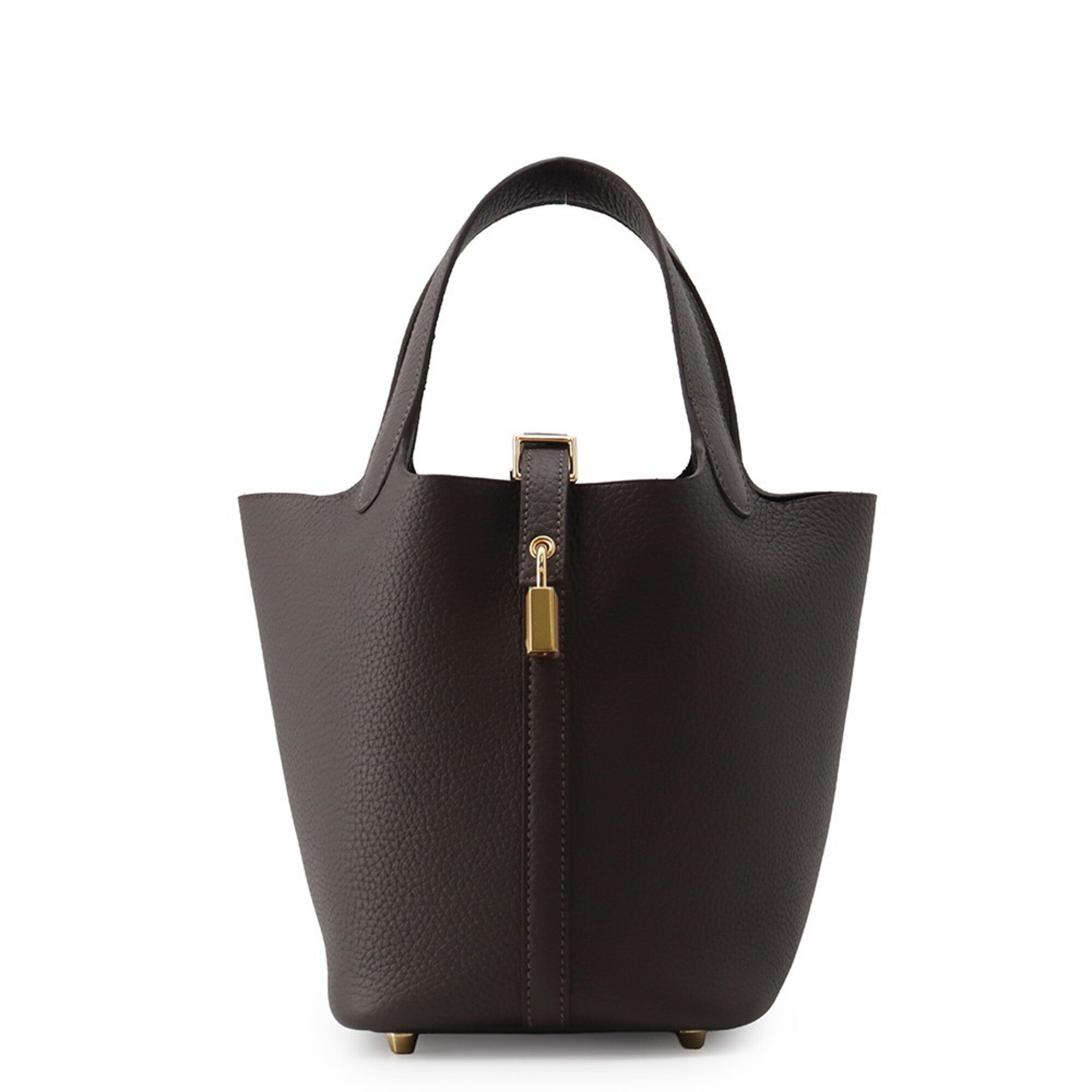 Hermes Picotin Gold Taurillon Clemence Leather Handbag
