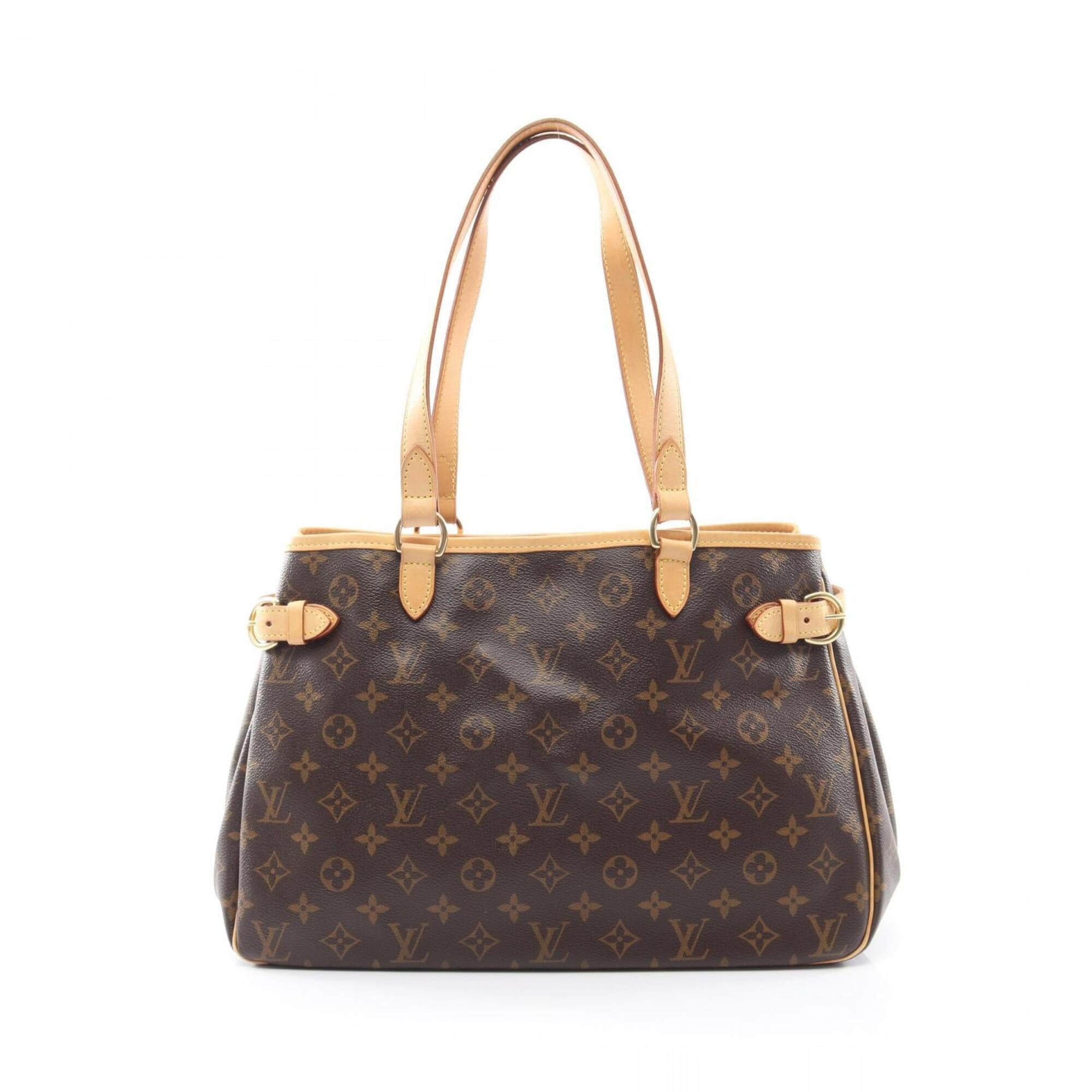 Louis Vuitton Brown Pvc Coated Canvas Leather Handbag Shoulder Bag (Pre-Owned)