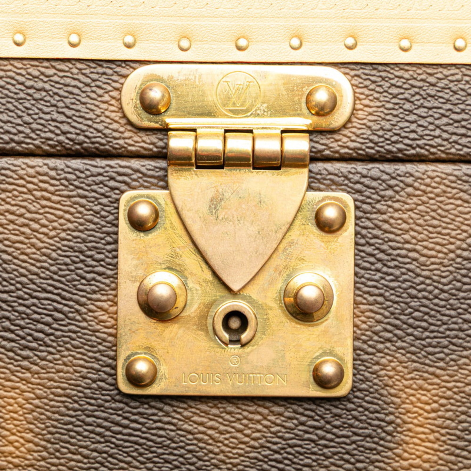 Louis Vuitton Brown Pvc Leather Handbag (Pre-Owned)