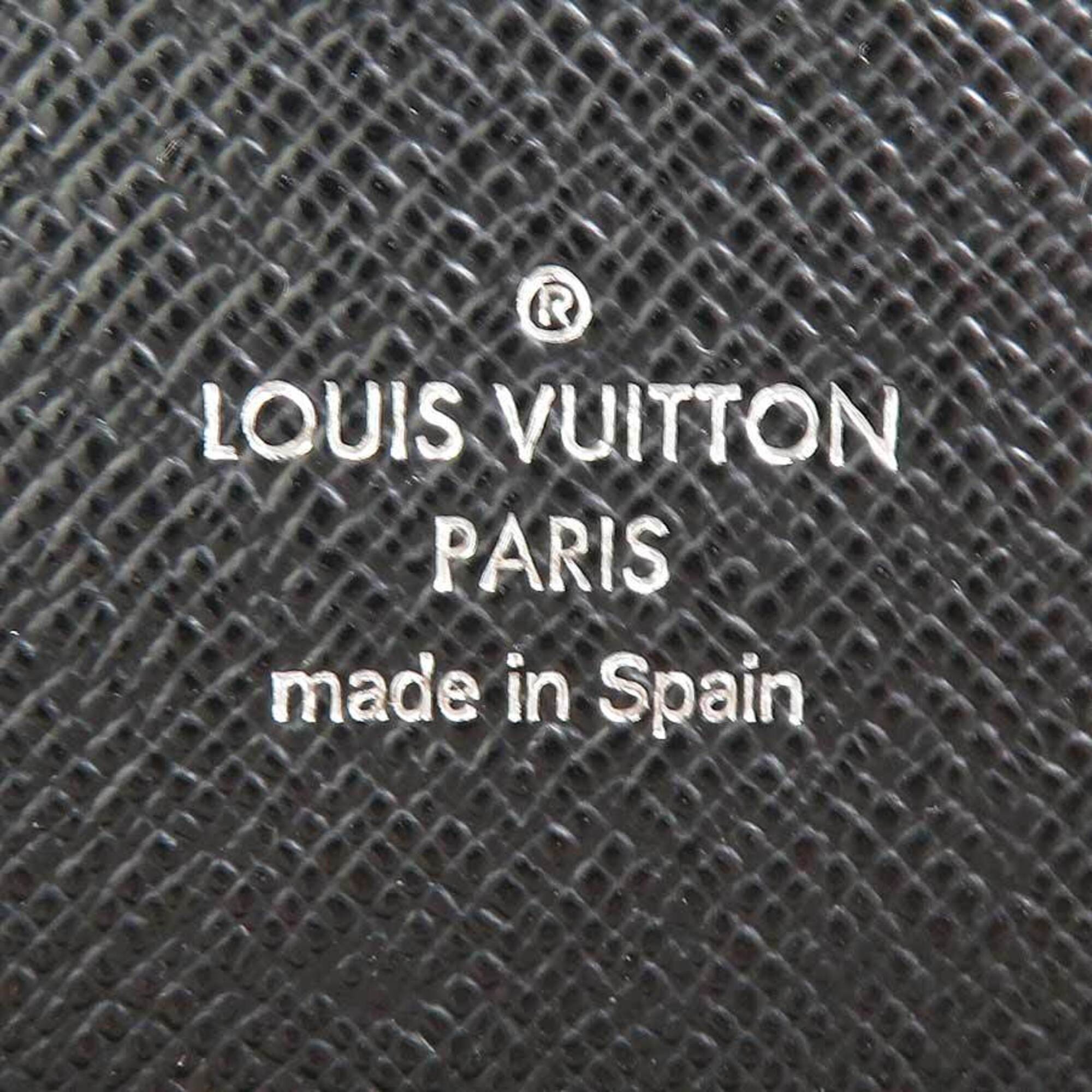 Louis Vuitton Black Damier Graphite Damier Graphite Long Wallet (Bi-Fold) (Pre-Owned)