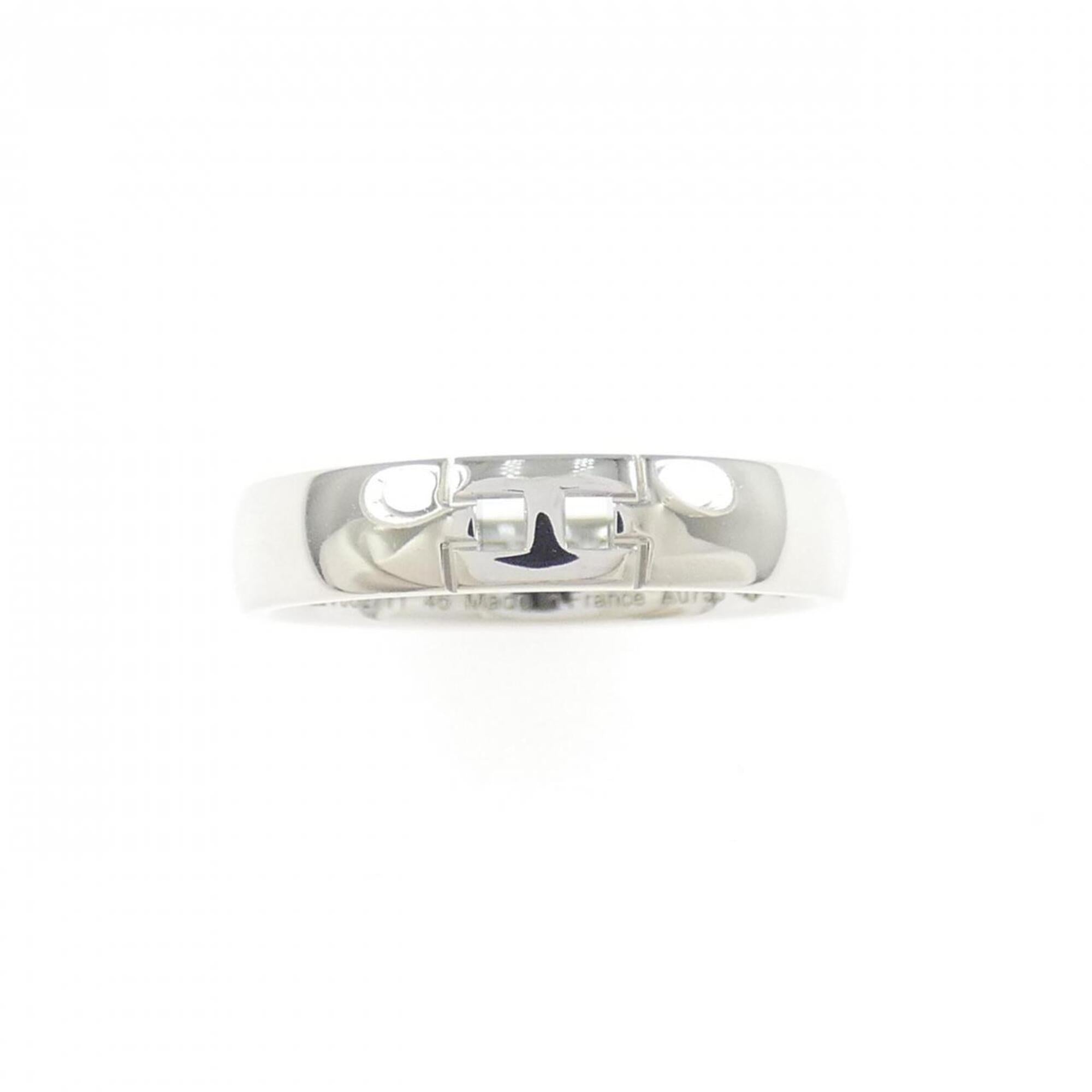 Hermes White Gold (18K) Band Ring (Pre-Owned)