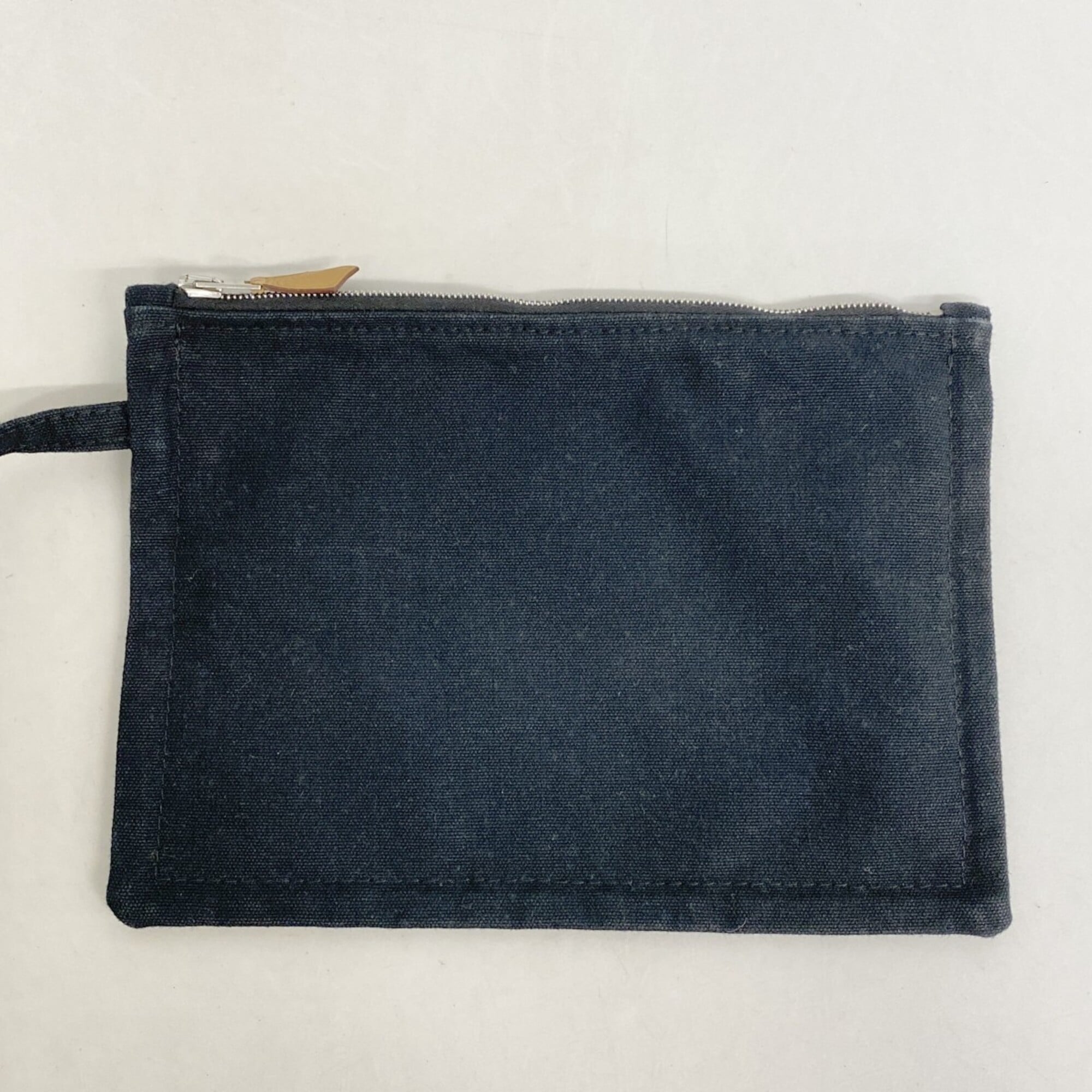 Hermes Black Canvas Tote Bag (Pre-Owned)
