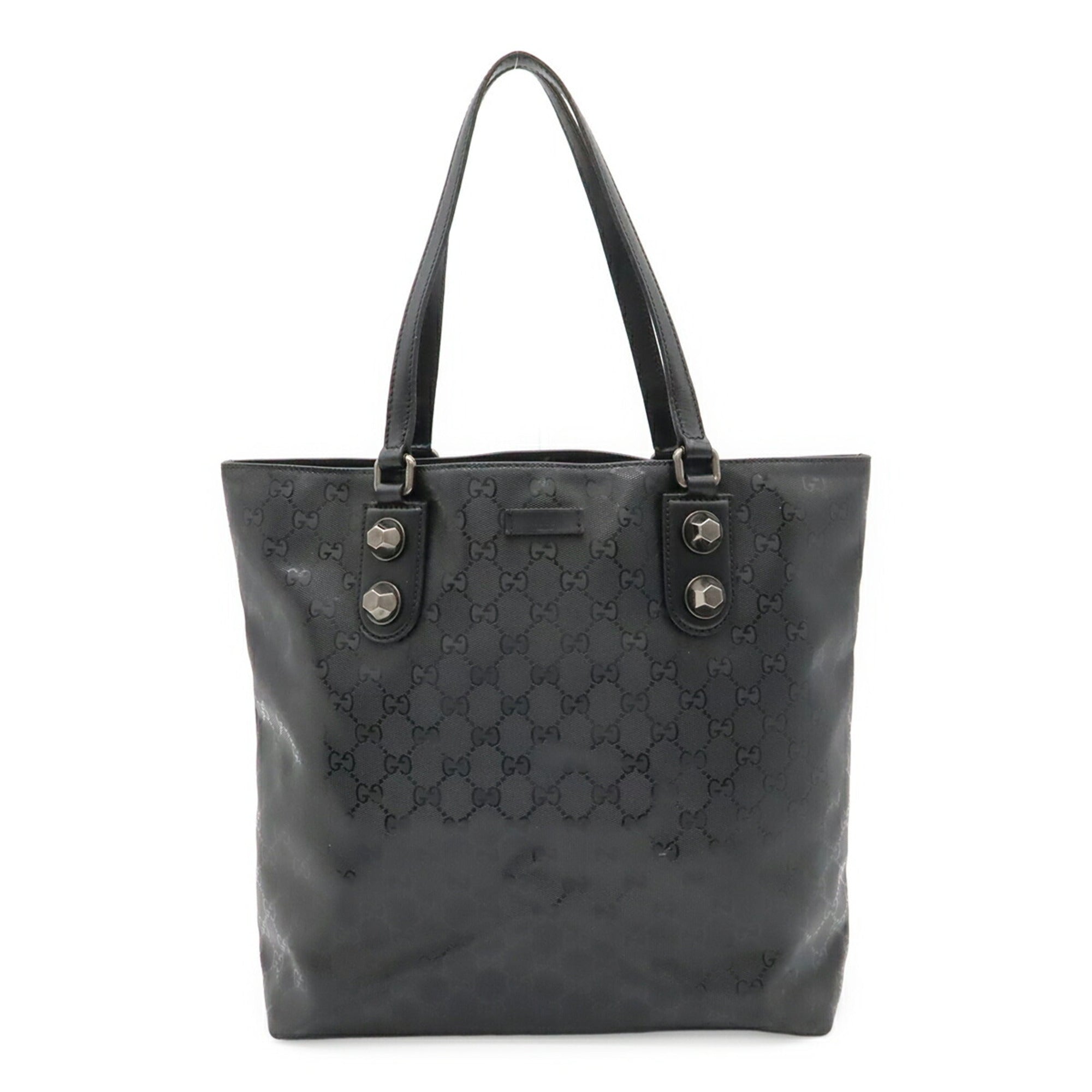 Gucci Black Gg Imprimé Shoulder Bag Tote Bag (Pre-Owned)
