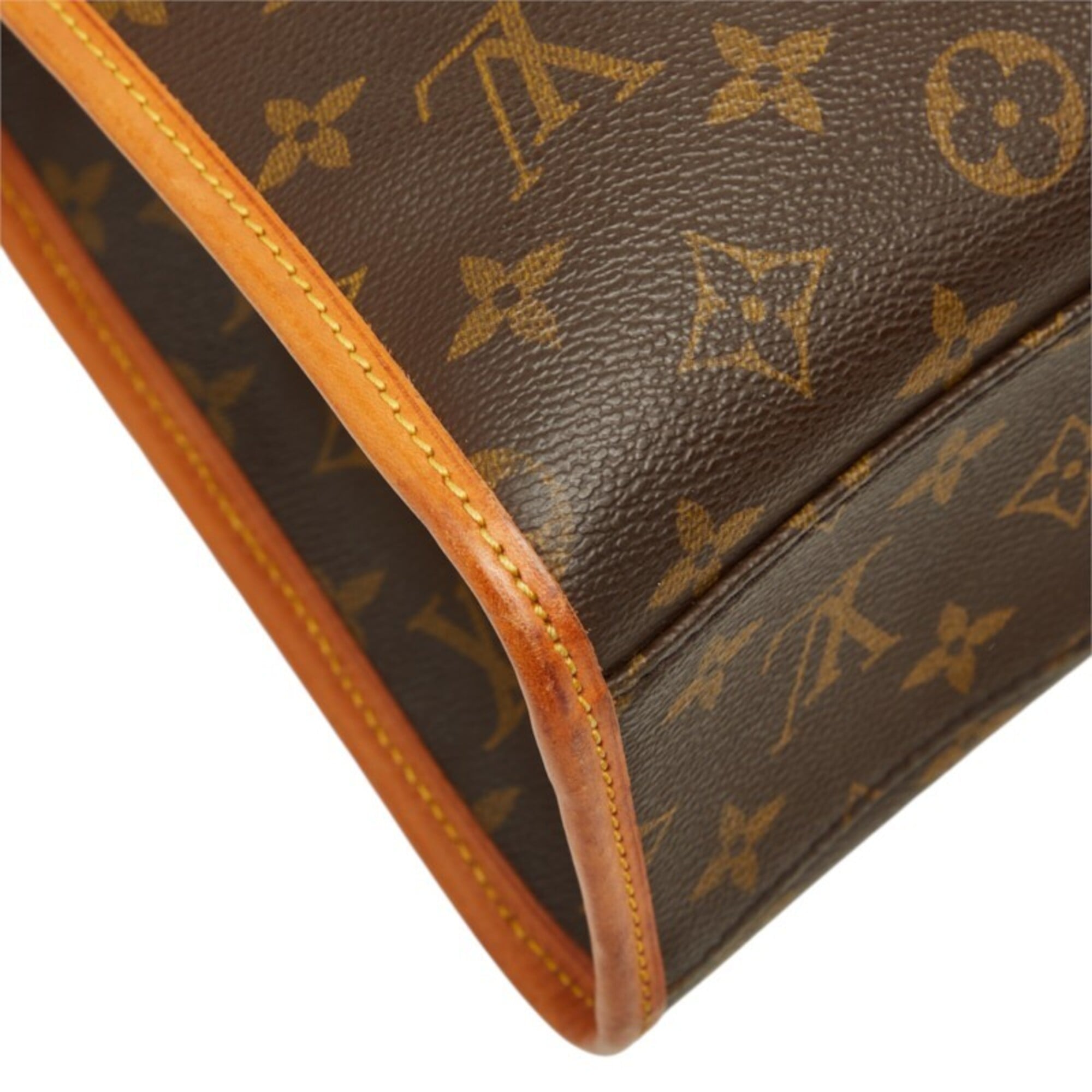 Louis Vuitton Black Brown Monogram Pvc Leather Handbag Shoulder Bag (Pre-Owned)
