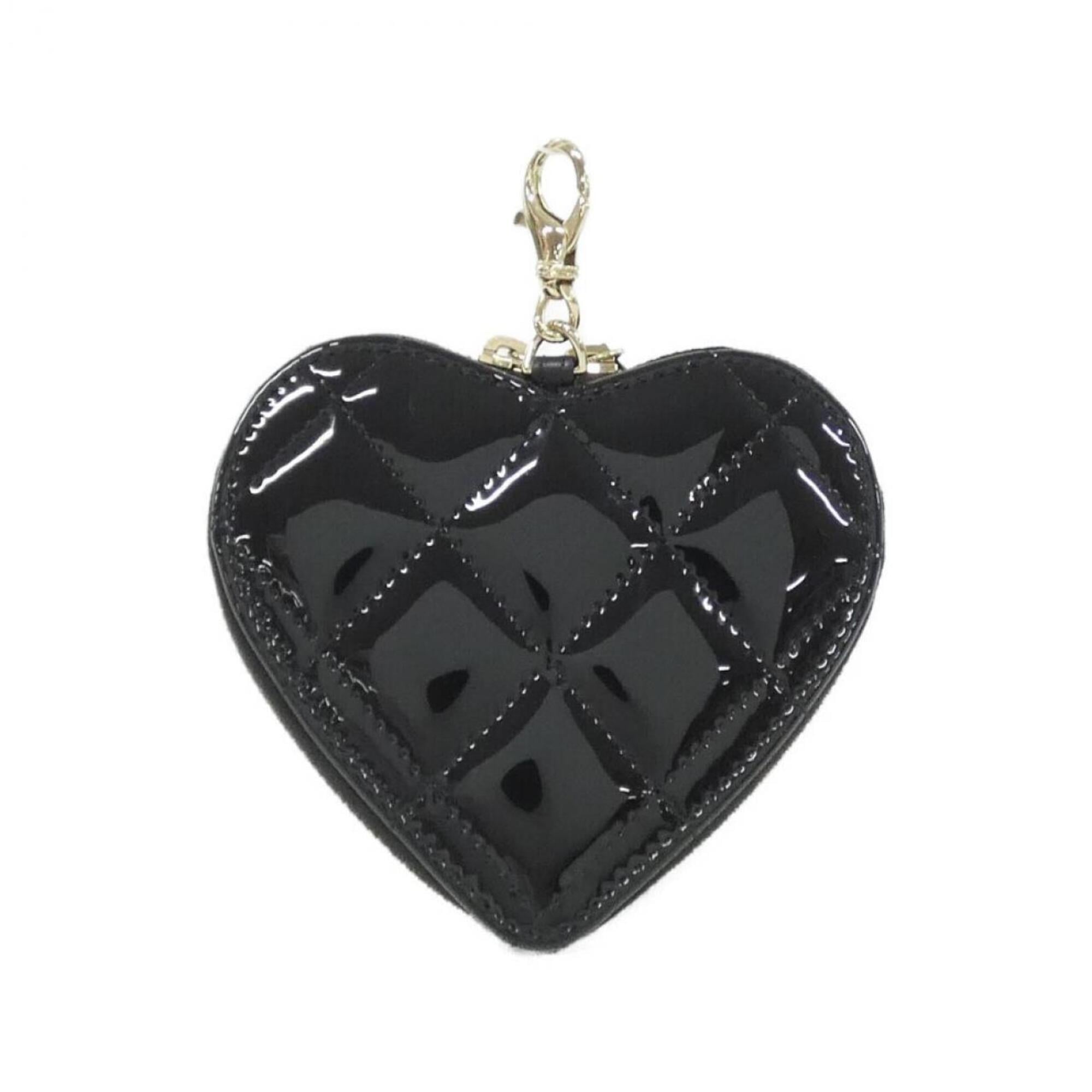 Chanel Black Leather Coin Purse/Coin Case (Pre-Owned)