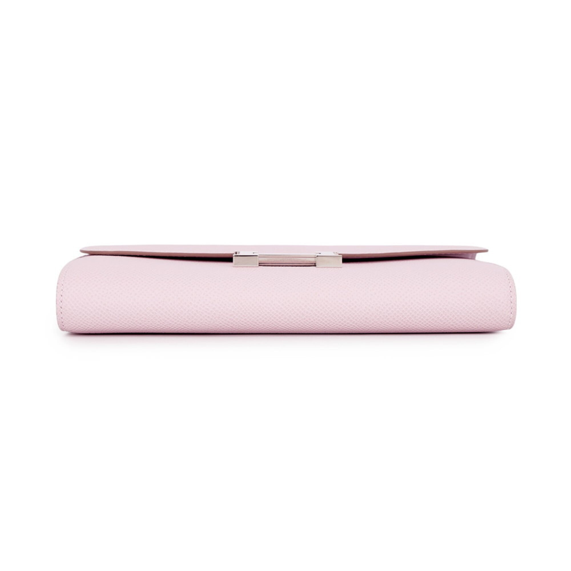 Hermes Pale Pink Epsom Leather Long Wallet (Bi-Fold) (Pre-Owned)