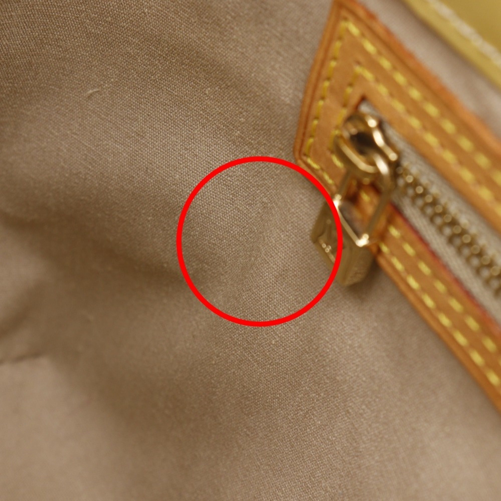 Louis Vuitton Beige Monogram Vernis Handbag (Pre-Owned)