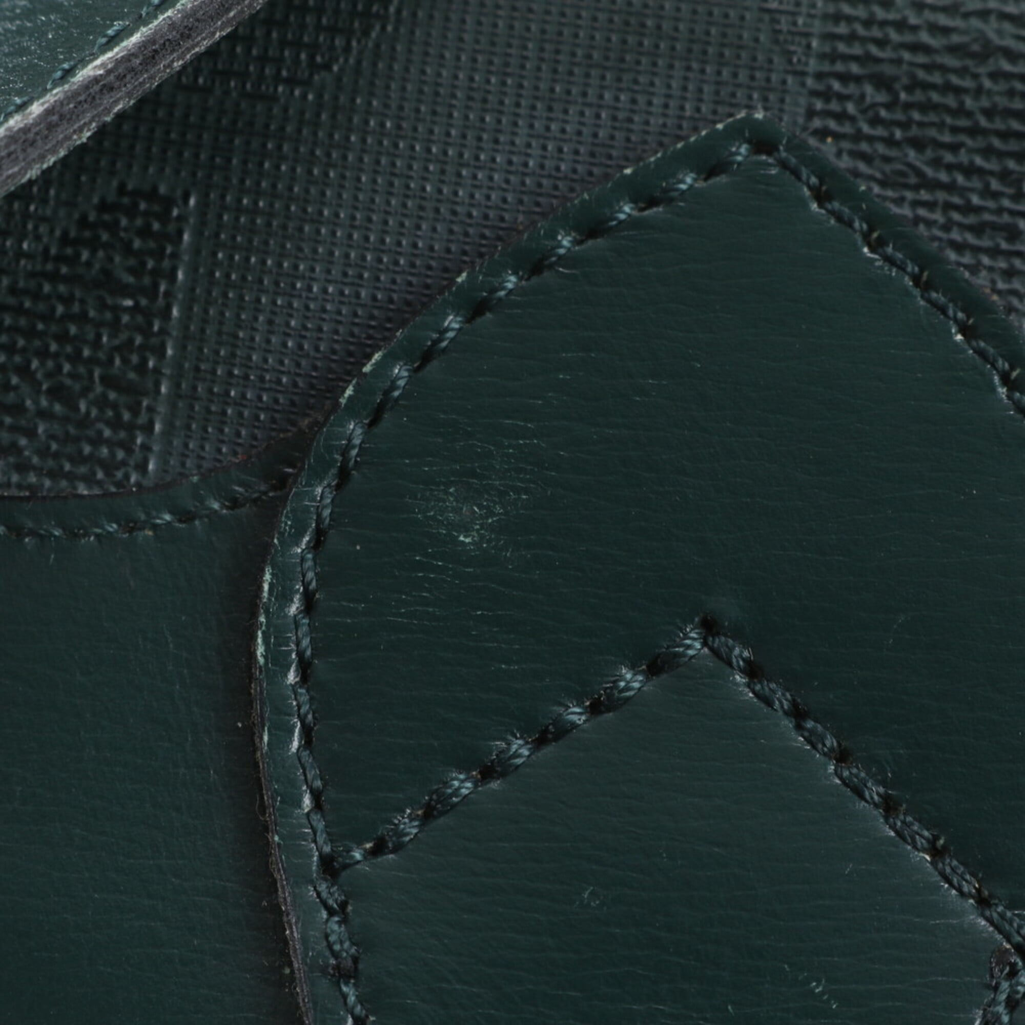 Christian Dior Dark Green Leather Crossbody Bag Shoulder Bag Tote Bag (Pre-Owned)