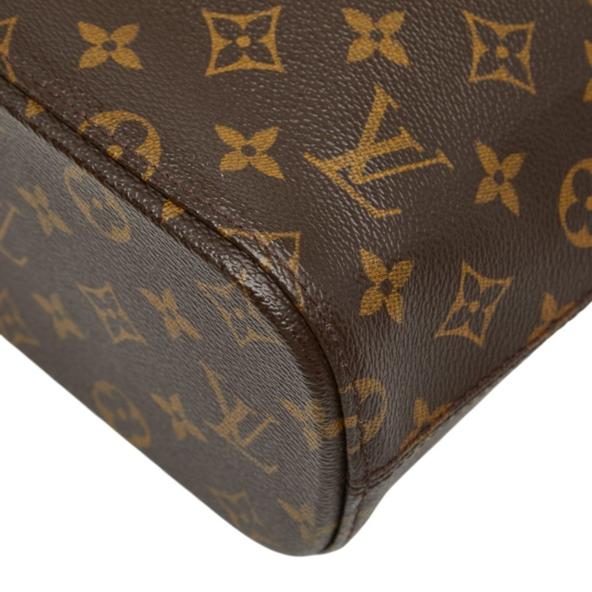 Louis Vuitton Brown Pvc Leather Tote Bag (Pre-Owned)