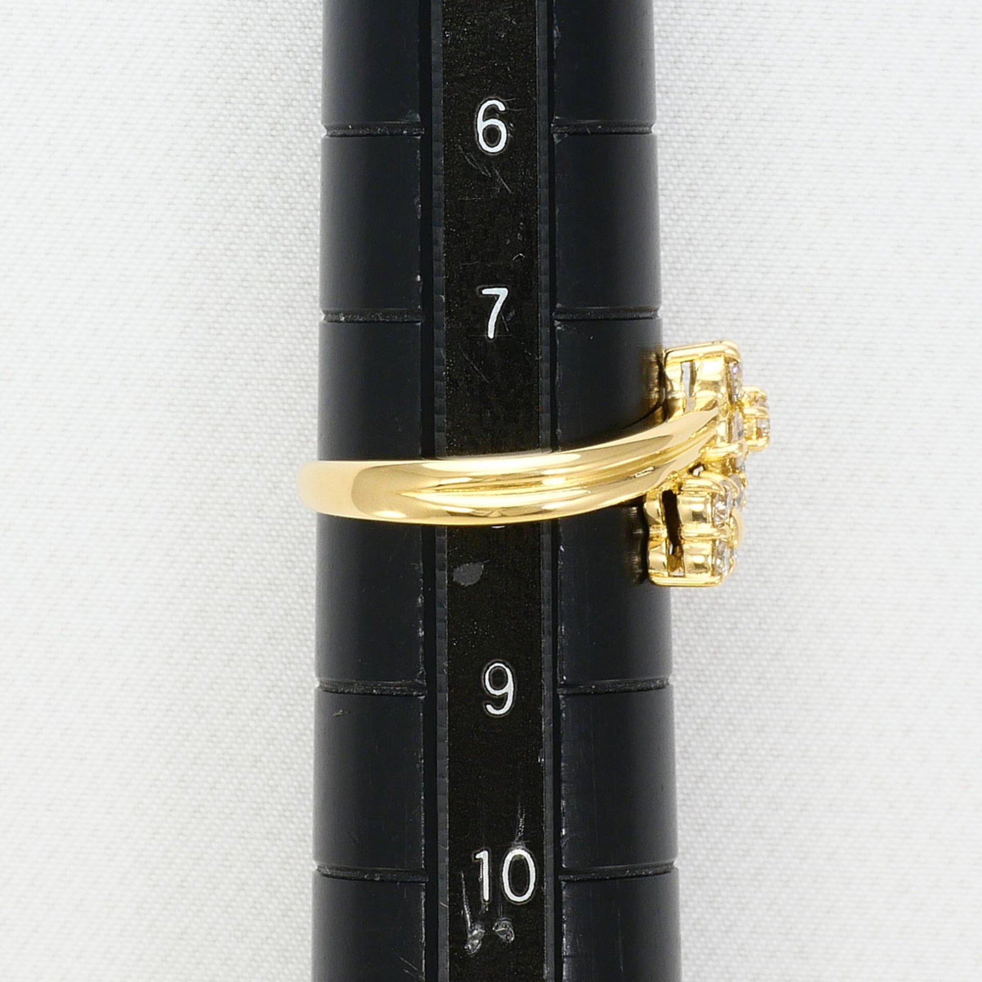 Unbranded Brown Yellow Gold Yellow Gold (18K) Band Ring (Pre-Owned)