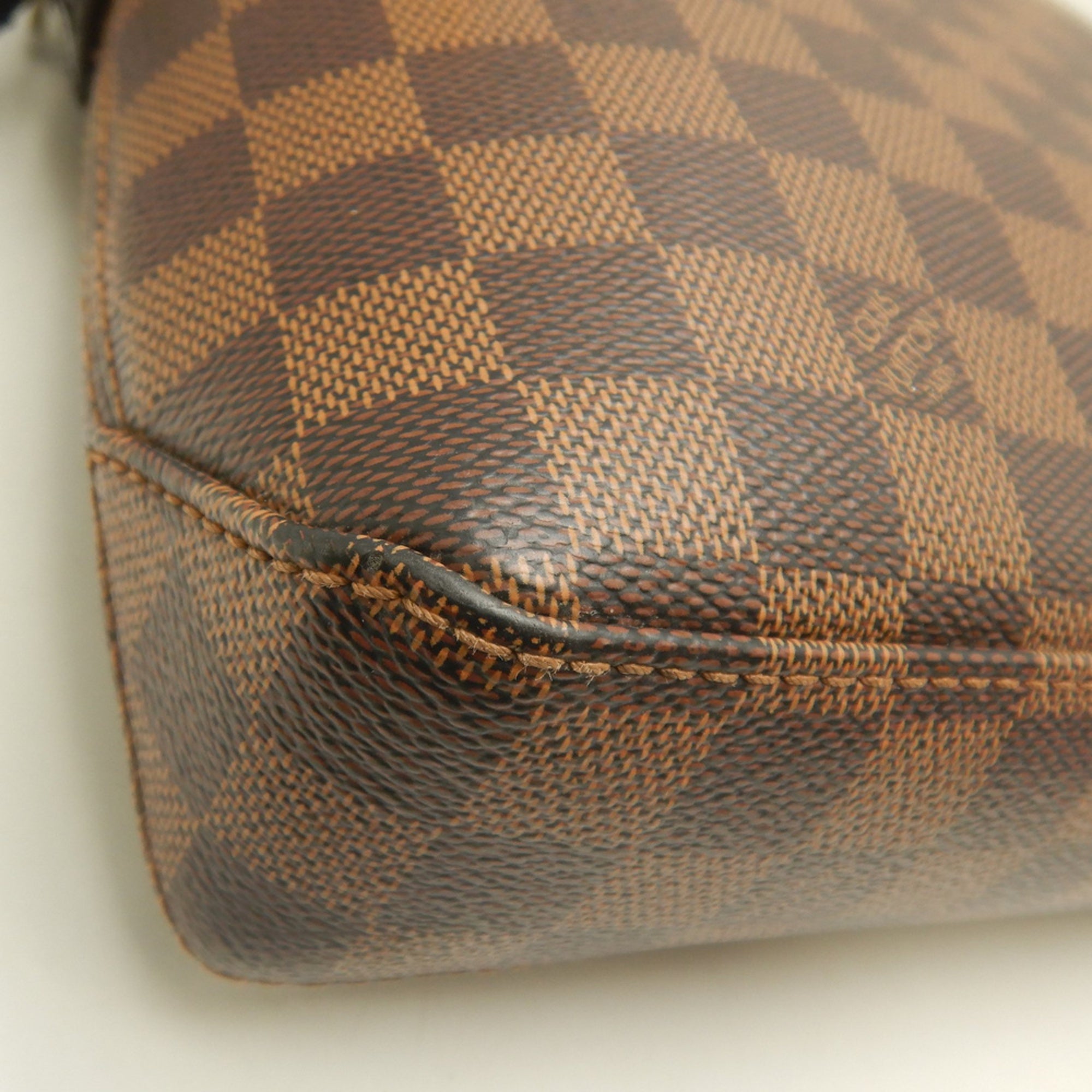 Louis Vuitton Brown Ebene Damier Canvas Shoulder Bag (Pre-Owned)