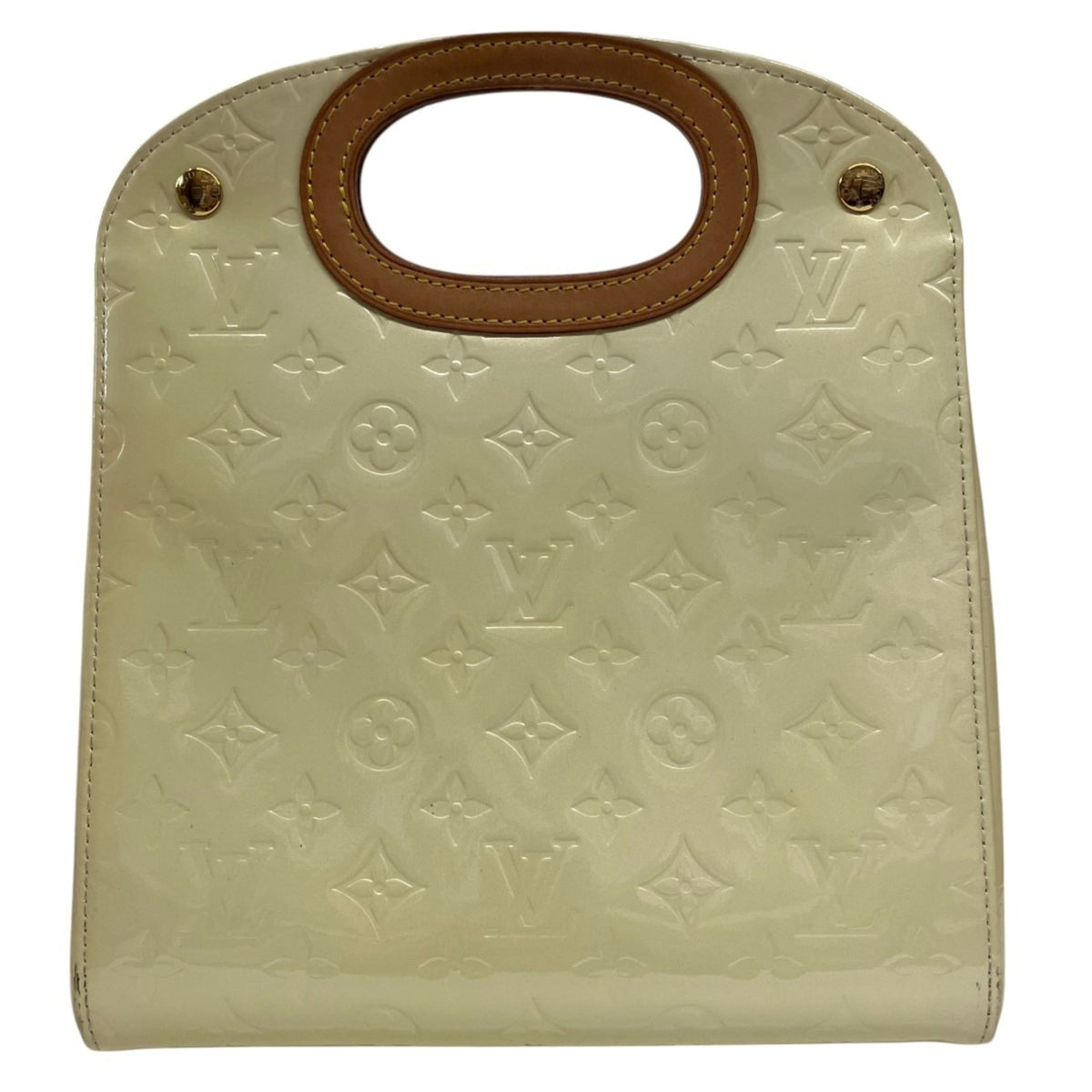 Louis Vuitton Beige Vernis Handbag (Pre-Owned)