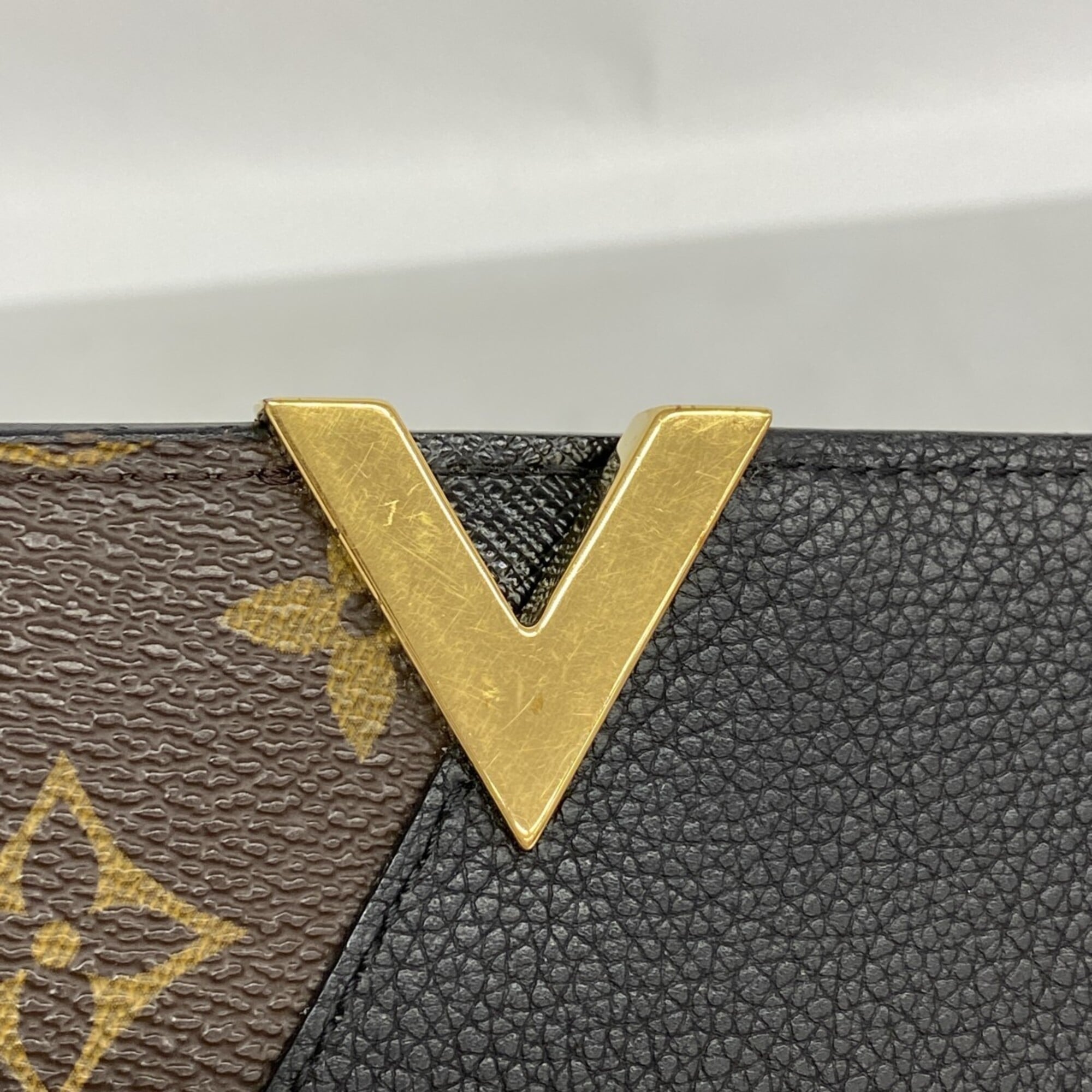 Louis Vuitton Brown Noir Long Wallet (Bi-Fold) (Pre-Owned)