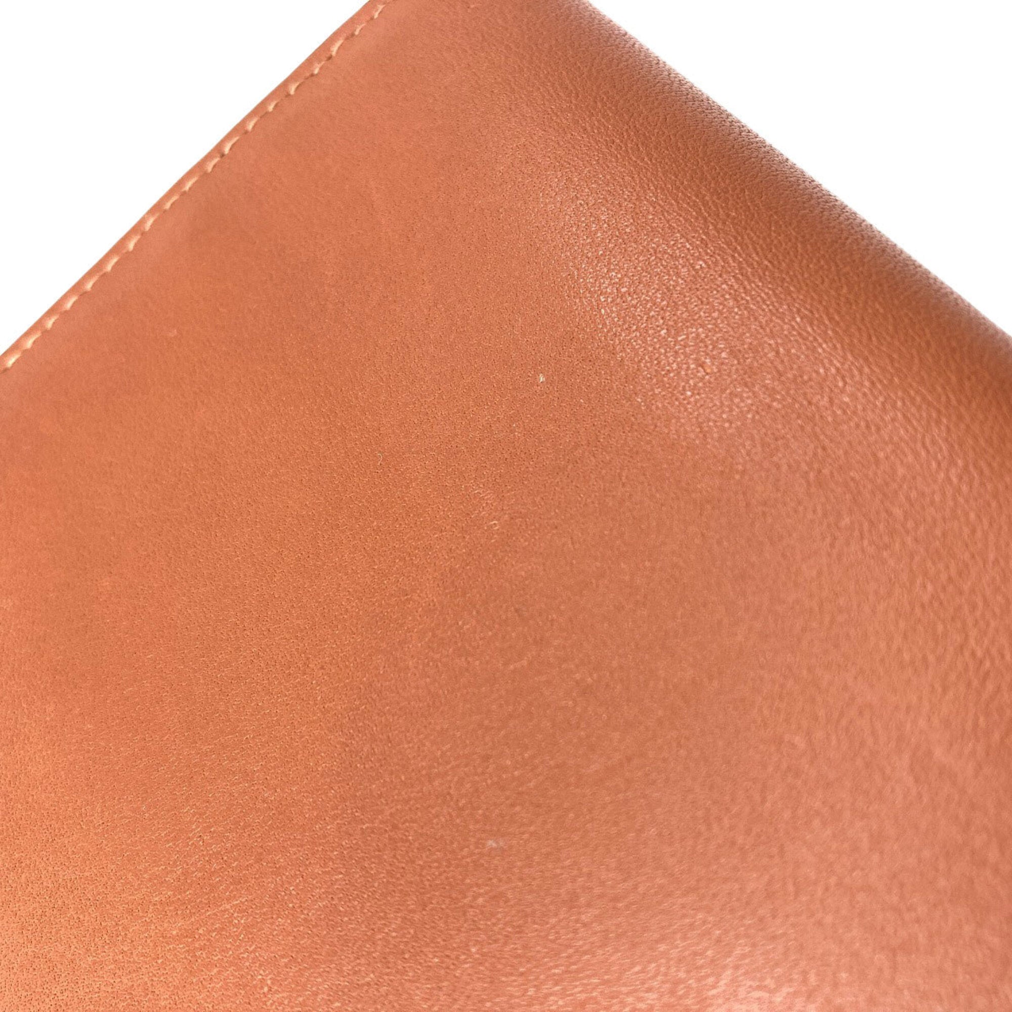 Loewe Brown Leather Long Wallet (Bi-Fold) (Pre-Owned)