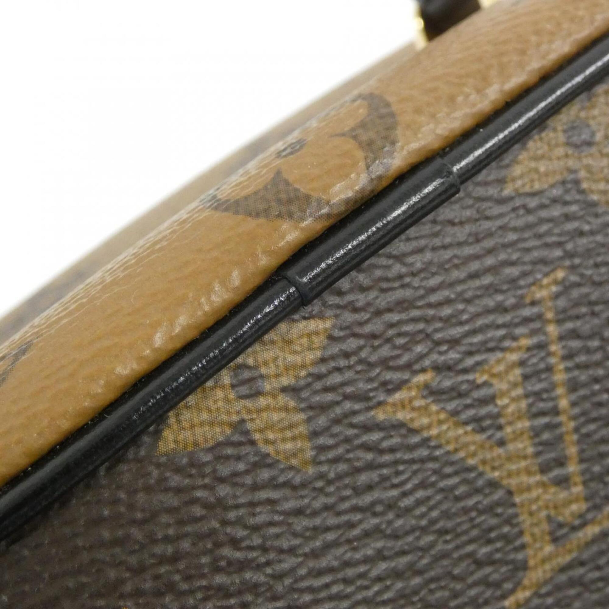Louis Vuitton Marron Coated Canvas Handbag (Pre-Owned)