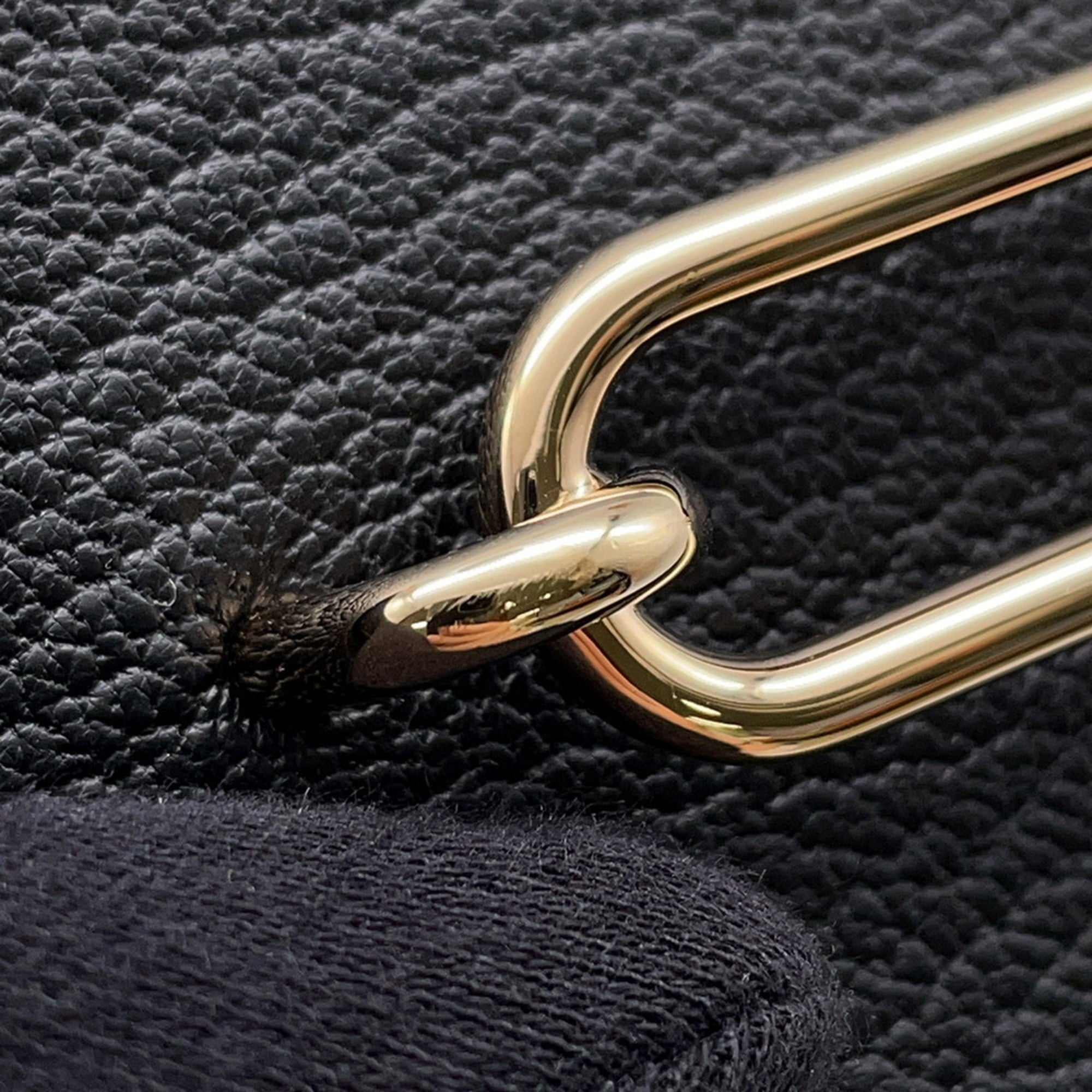 Hermes Black Chevre Myzore Leather Coin Purse/Coin Case (Pre-Owned)