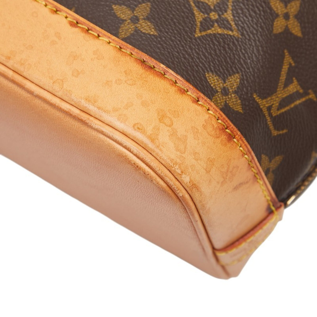 Louis Vuitton Brown Pvc Leather Handbag (Pre-Owned)