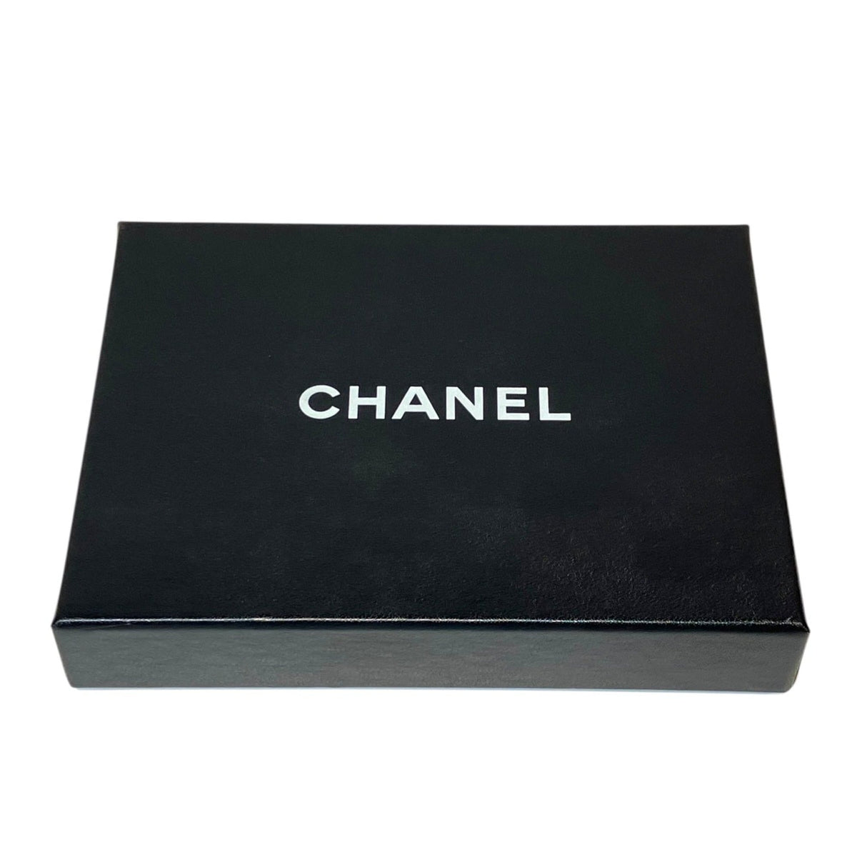 Chanel Bicolor Black Leather Bill Wallet (Bi-Fold) (Pre-Owned)