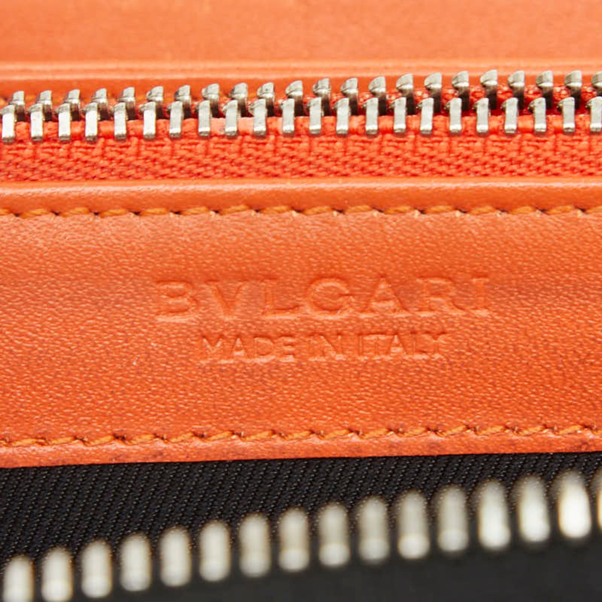 Bvlgari Black Leather Coin Purse/Coin Case (Pre-Owned)