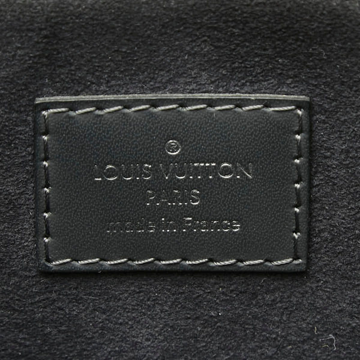 Louis Vuitton Navy Black Pvc Leather (Pre-Owned)