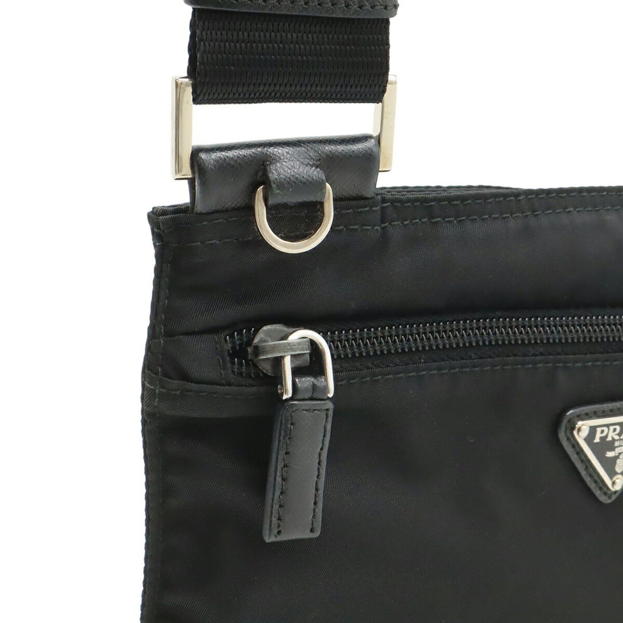 Prada Black Nero Nylon Shoulder Bag (Pre-Owned)