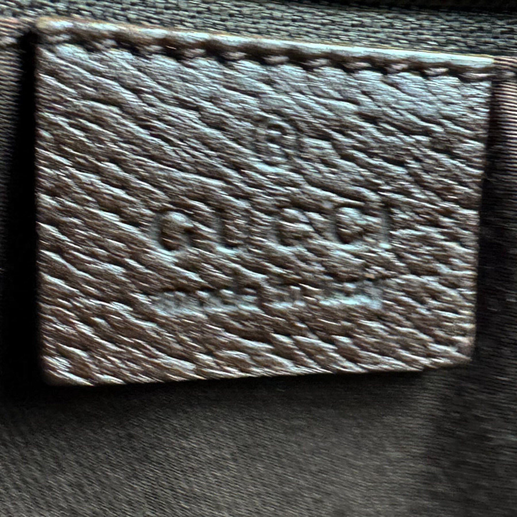 Gucci Brown Brown Gg Gg Canvas Leather Handbag (Pre-Owned)