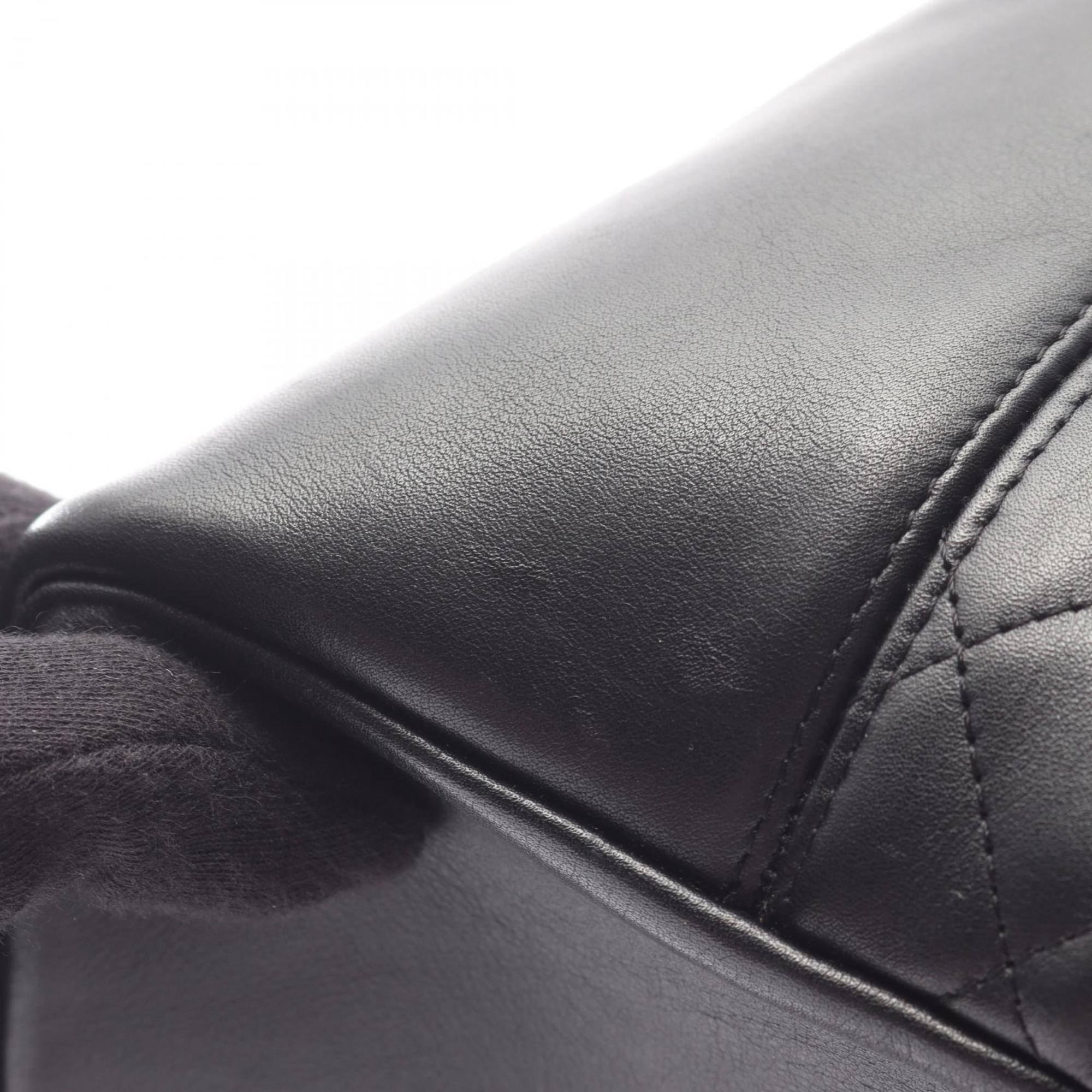 Chanel Black Leather Tote Bag (Pre-Owned)
