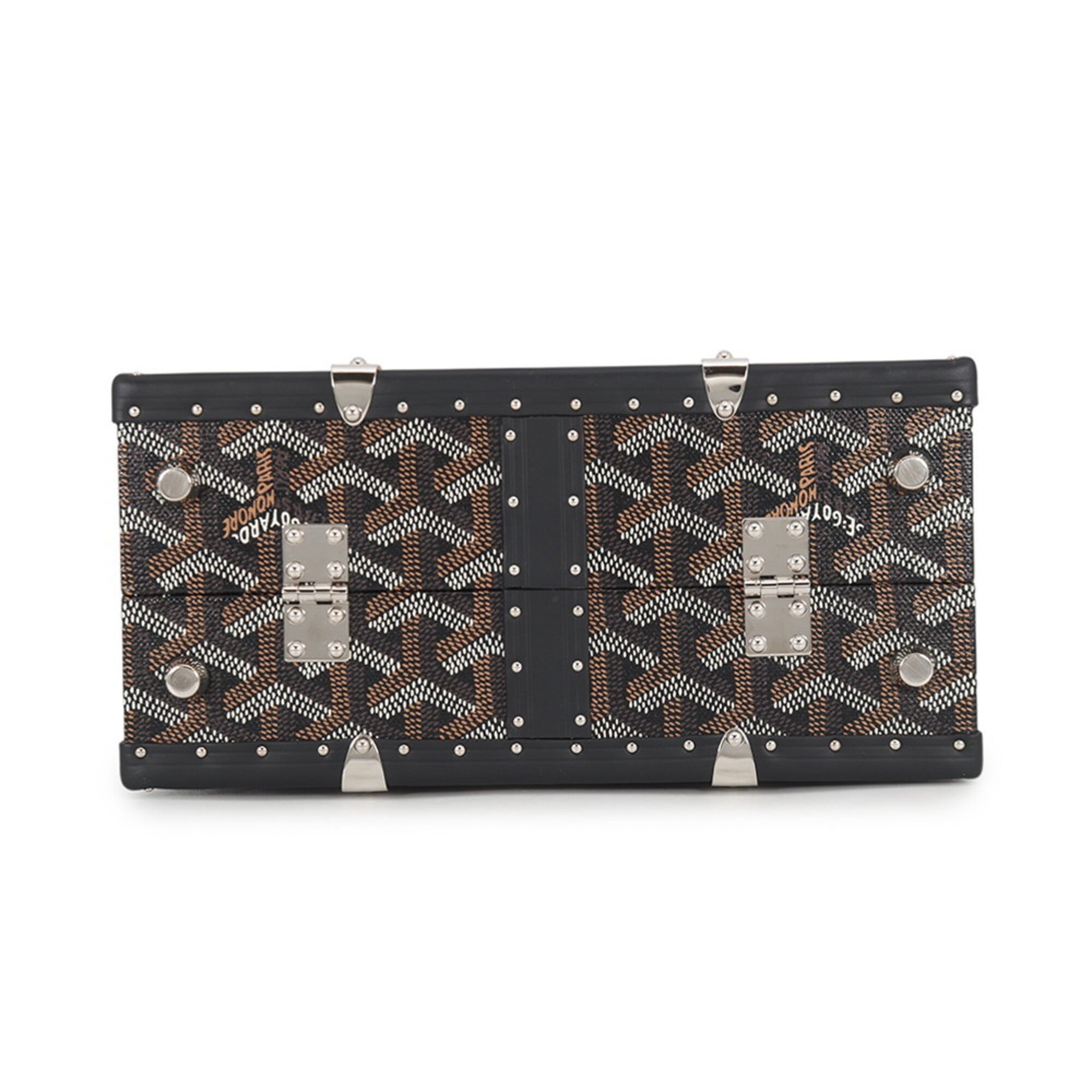 Goyard Black Pvc Leather Wood Handbag (Pre-Owned)
