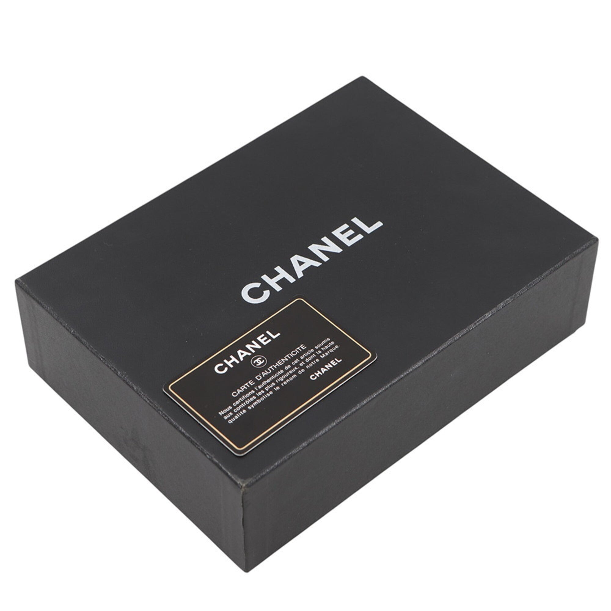Chanel Black Grained Calfskin Shoulder Bag (Pre-Owned)