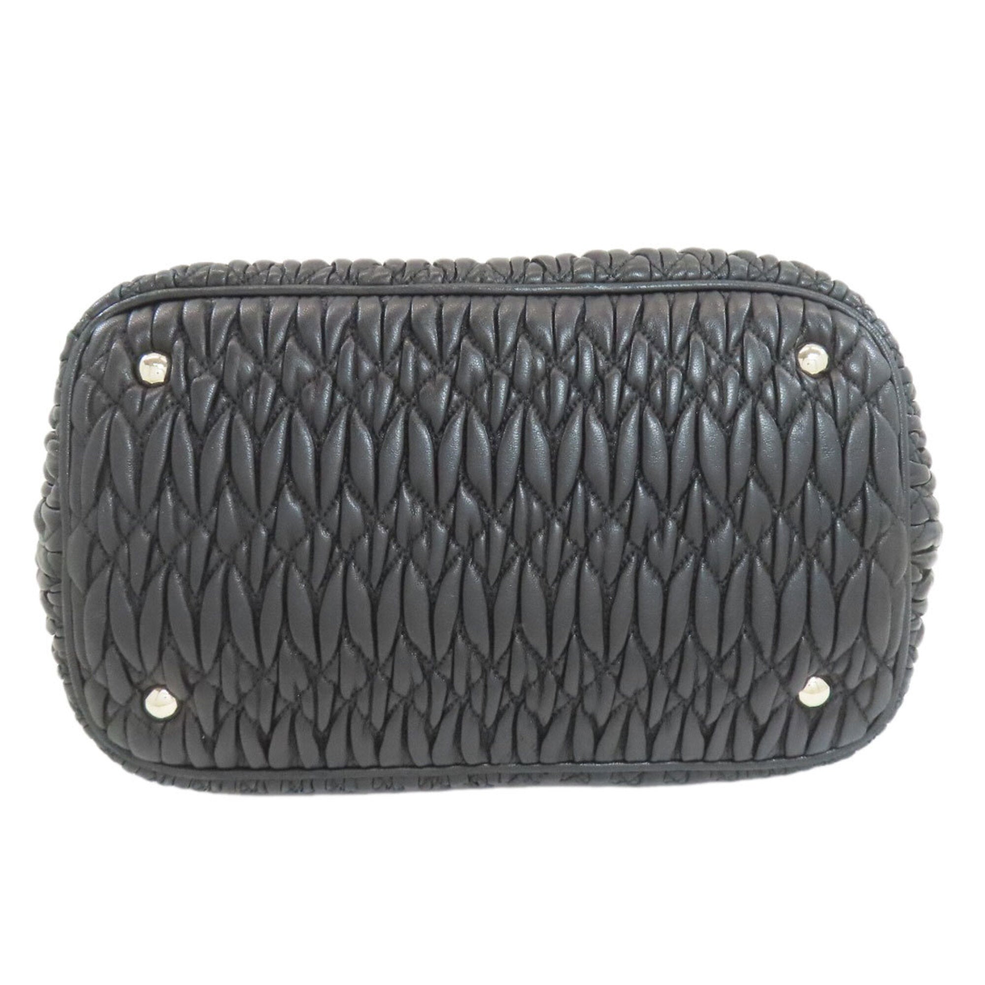 Miu Miu Black Leather Handbag (Pre-Owned)