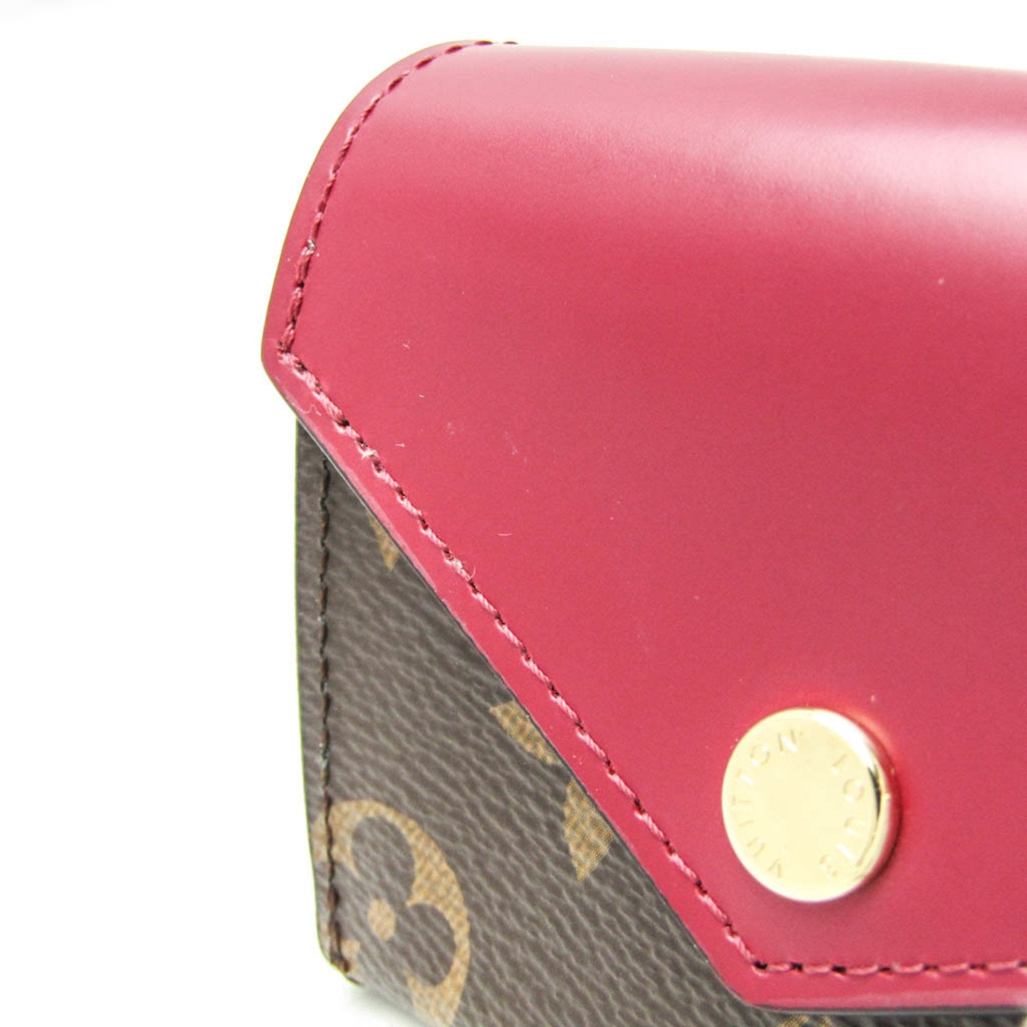 Louis Vuitton Monogram Fuchsia Monogram Monogram Wallet (Tri-Fold) (Pre-Owned)