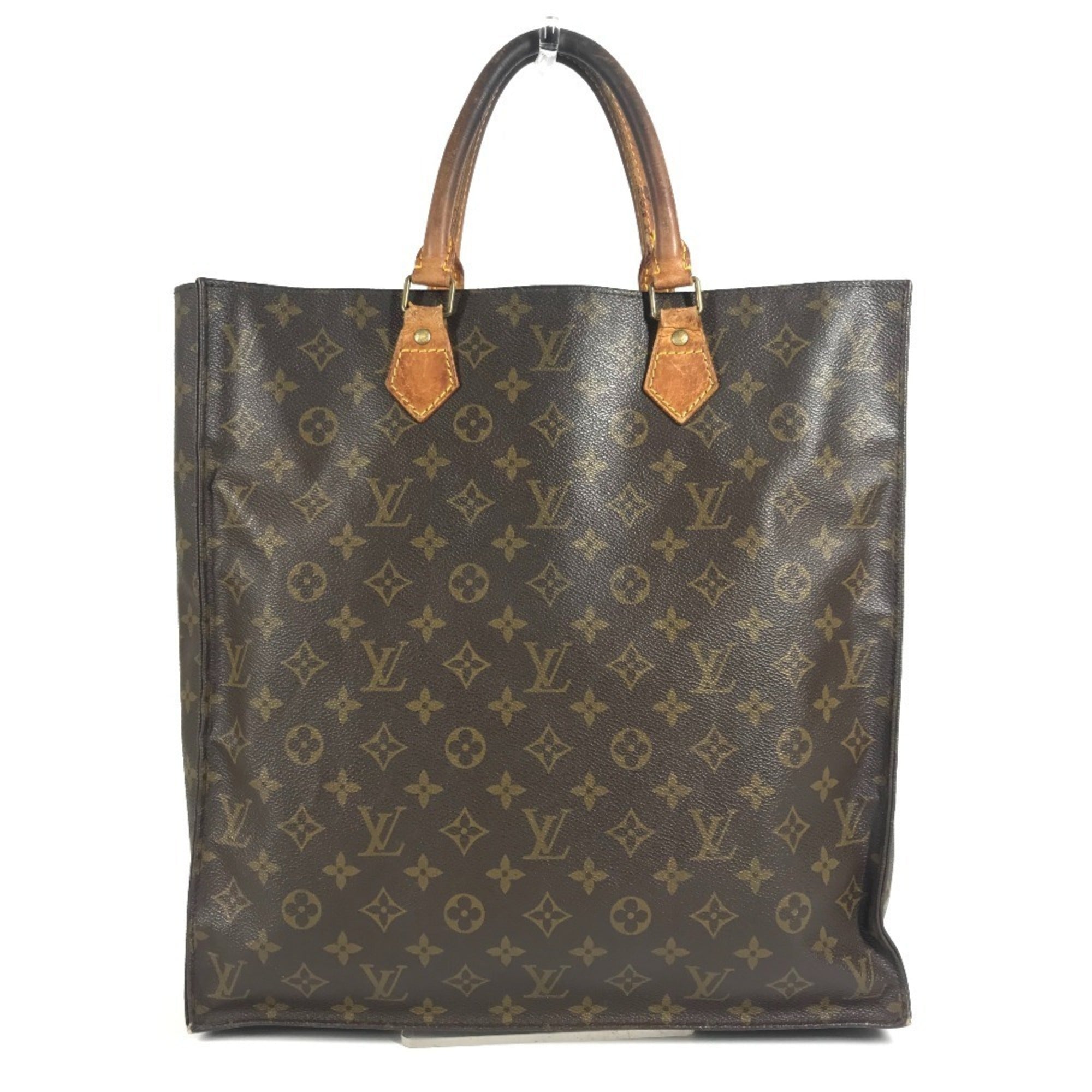 Louis Vuitton Brown Monogram Canvas Handbag Tote Bag (Pre-Owned)