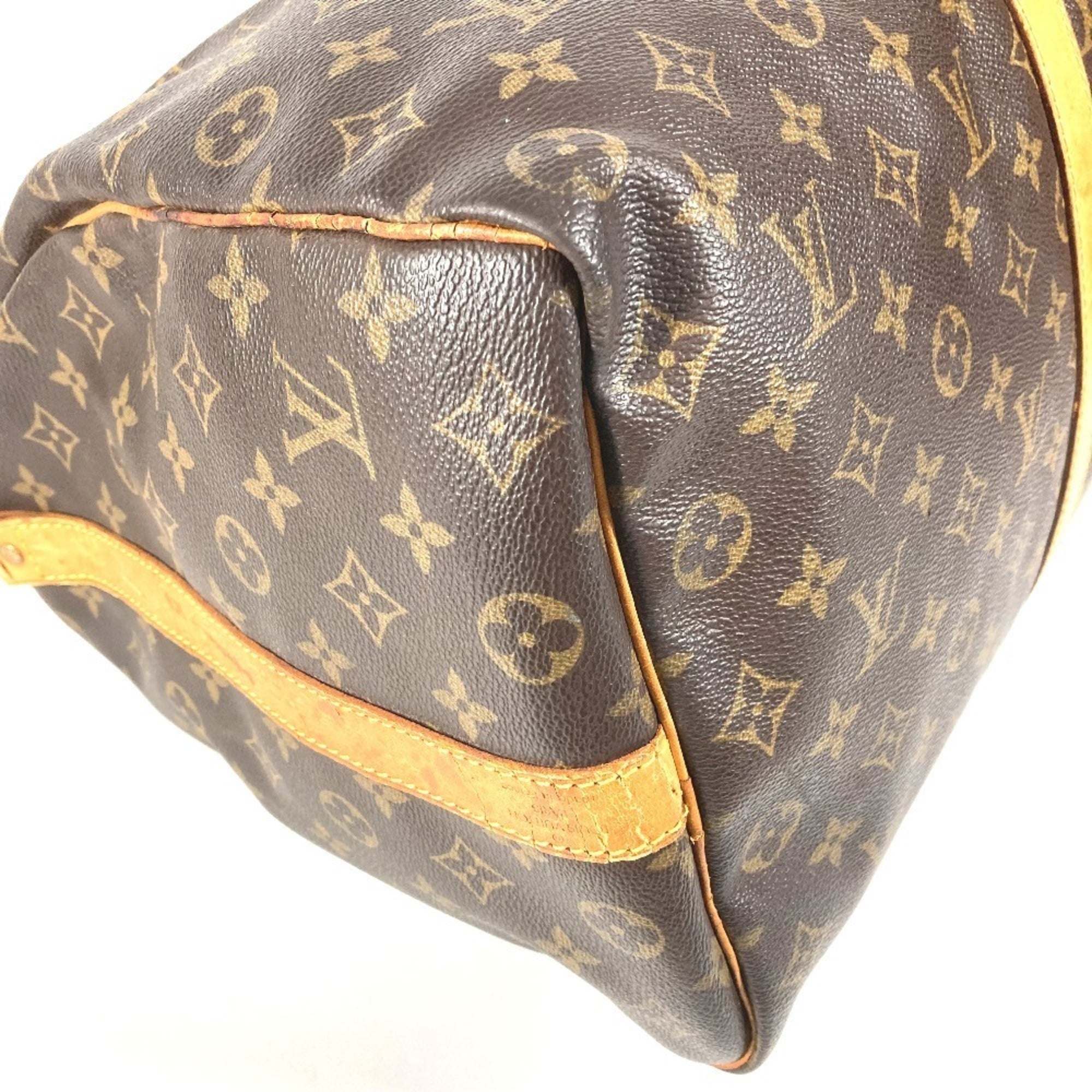 Louis Vuitton Brown Monogram Boston Bag Handbag (Pre-Owned)
