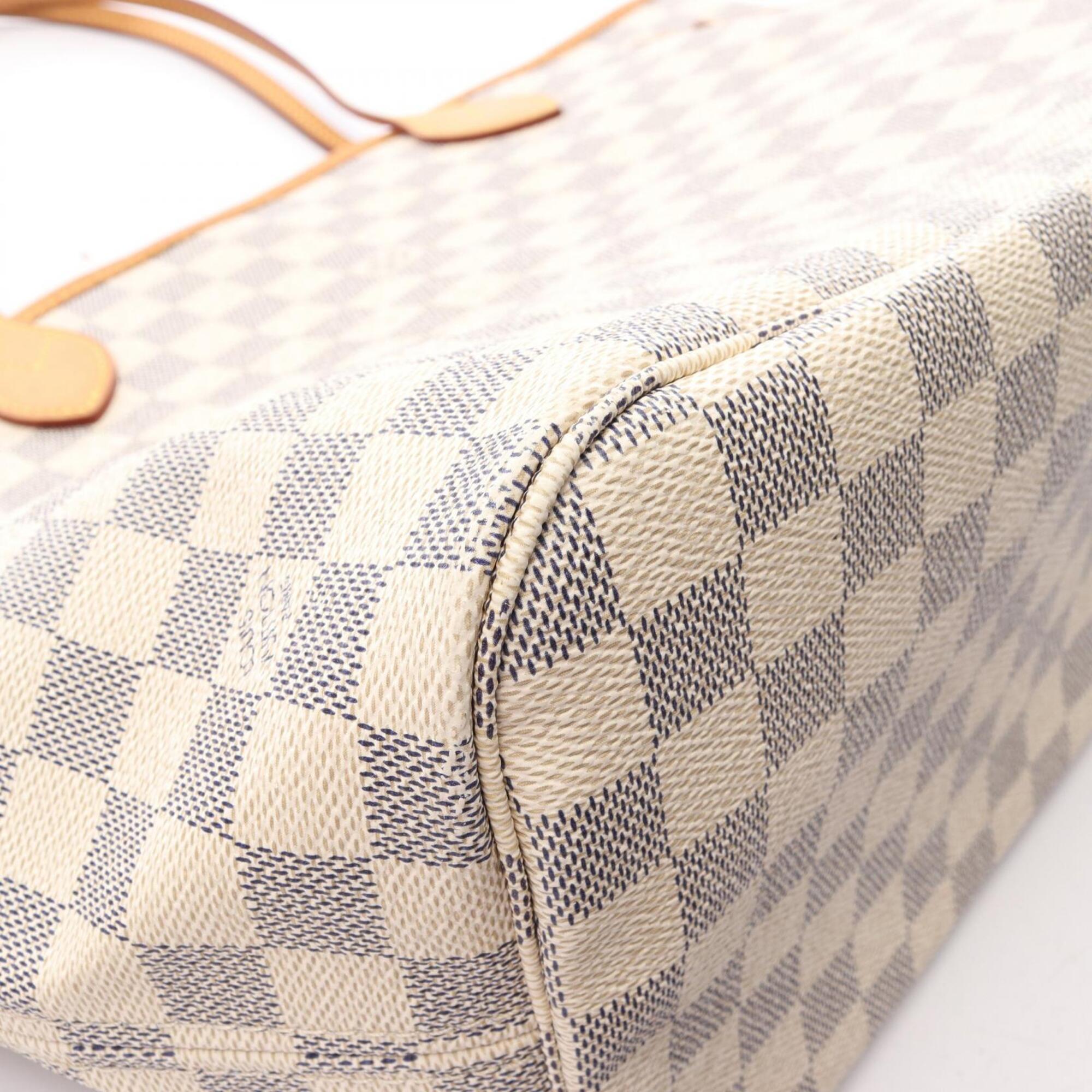 Louis Vuitton Damier Azur White Damier Azur Handbag Tote Bag (Pre-Owned)